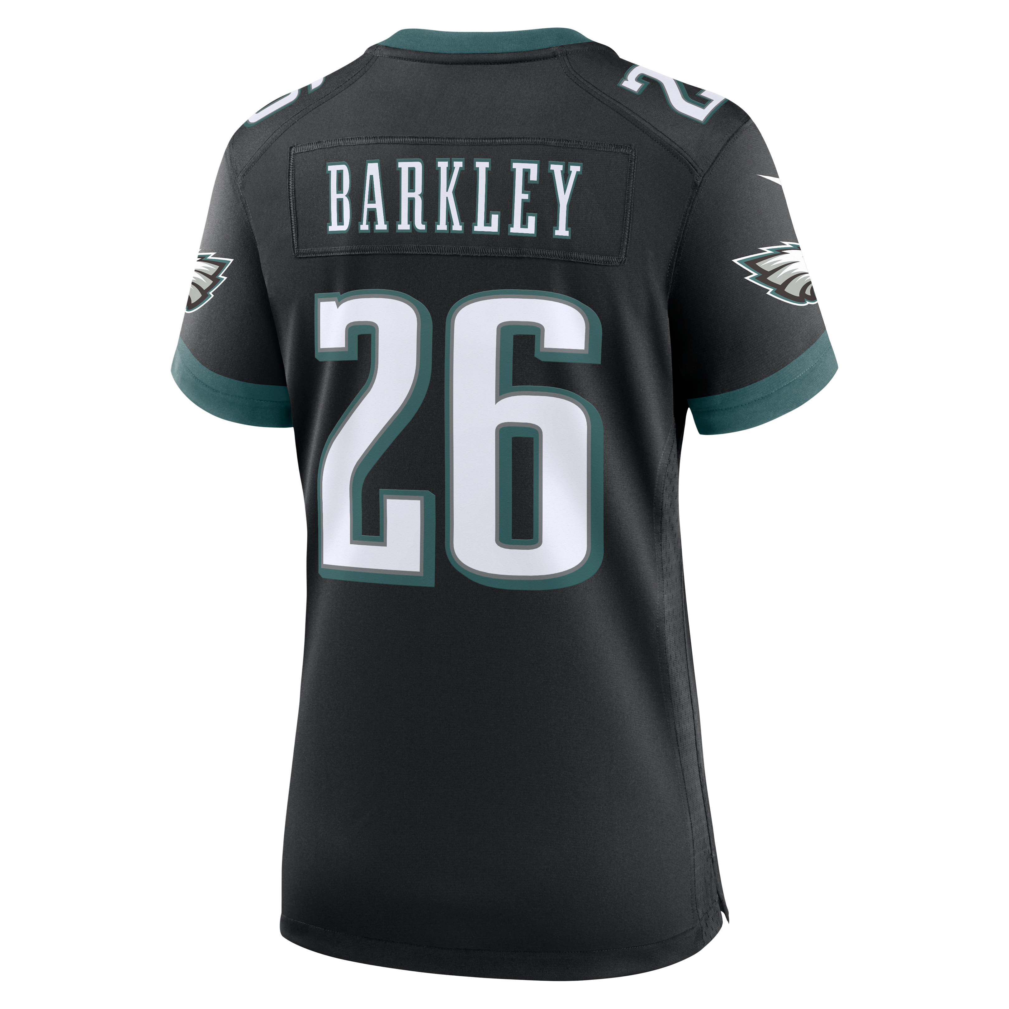 Saquon Barkley Philadelphia Eagles Women's Game Jersey - White - Black - Image 9
