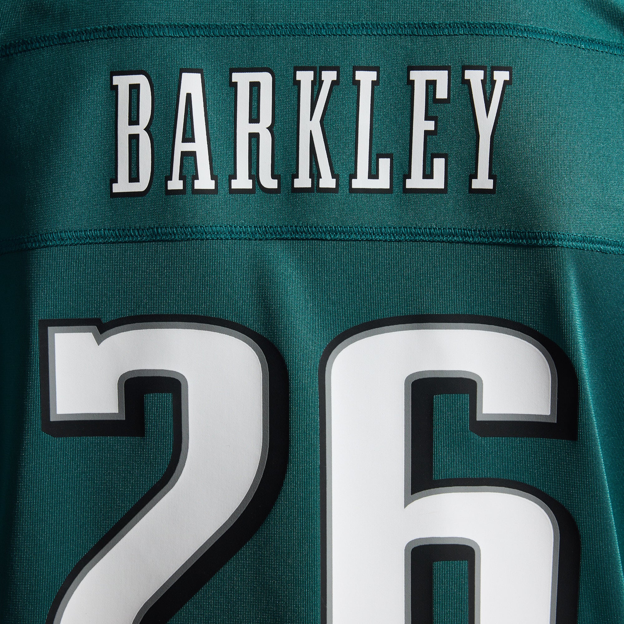 Saquon Barkley Philadelphia Eagles Women's Game Jersey - White - Midnight Green - Image 13