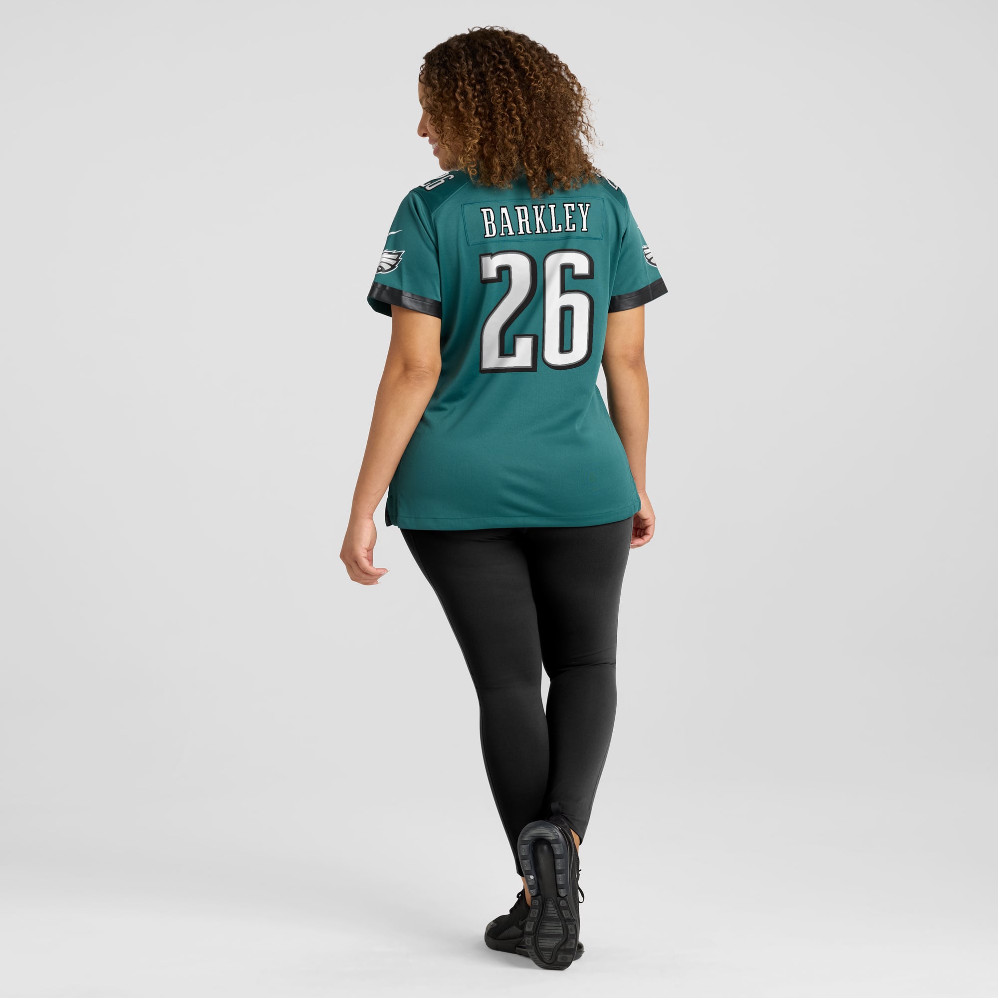 Saquon Barkley Philadelphia Eagles Women's Game Player Jersey - Midnight Green - Image 8