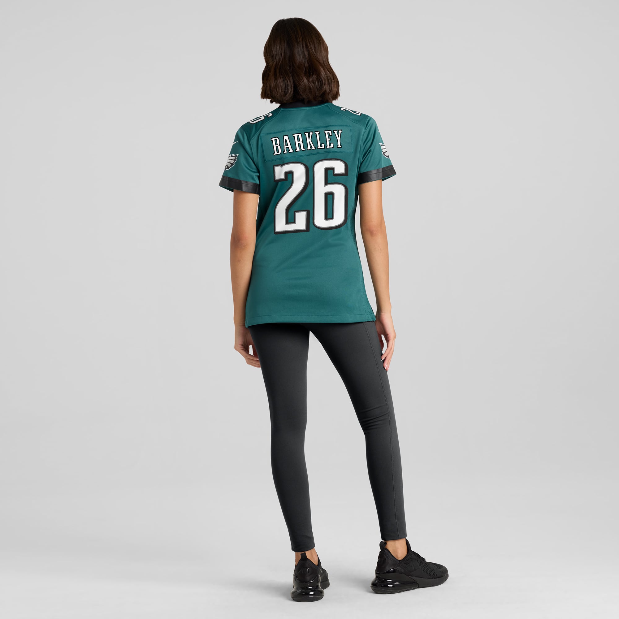 Saquon Barkley Philadelphia Eagles Women's Game Player Jersey - Midnight Green - Image 6