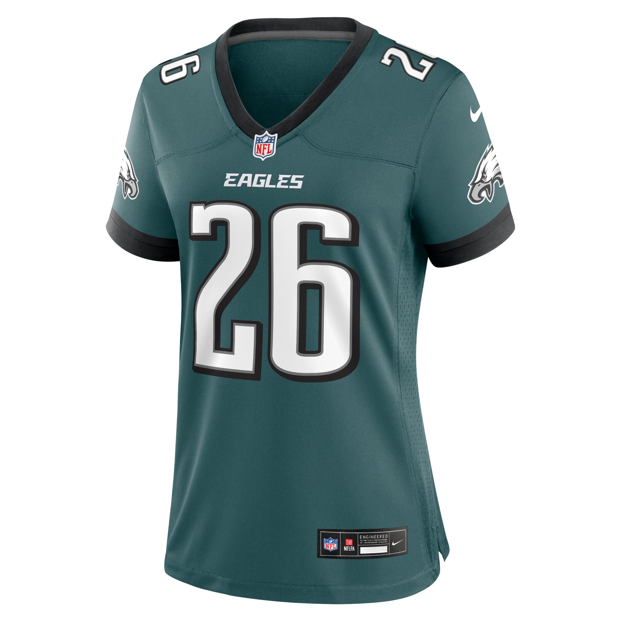 Saquon Barkley Philadelphia Eagles Women's Game Player Jersey - Midnight Green - Image 3