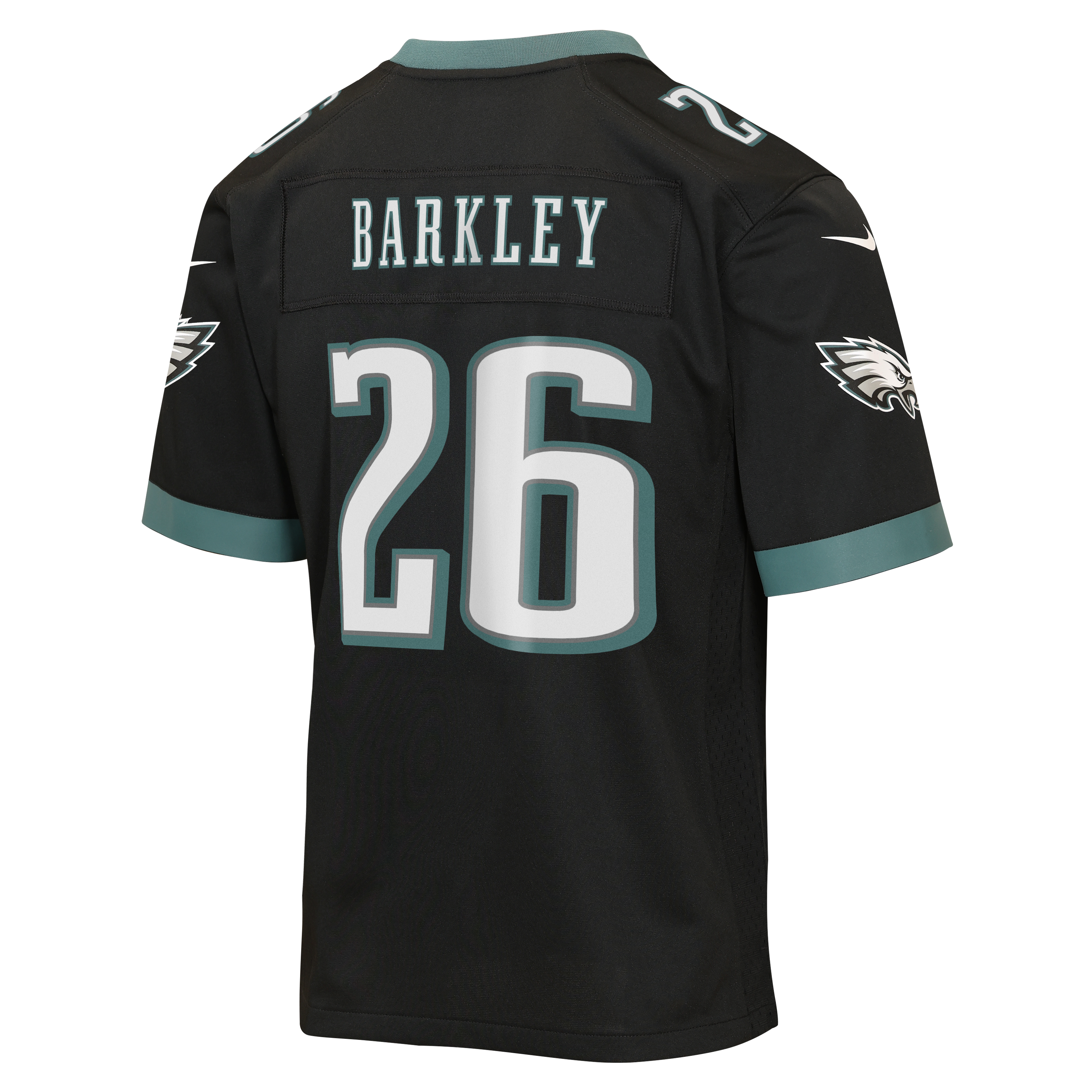 Saquon Barkley Philadelphia Eagles Youth Alternate Game Jersey - Black - Image 4