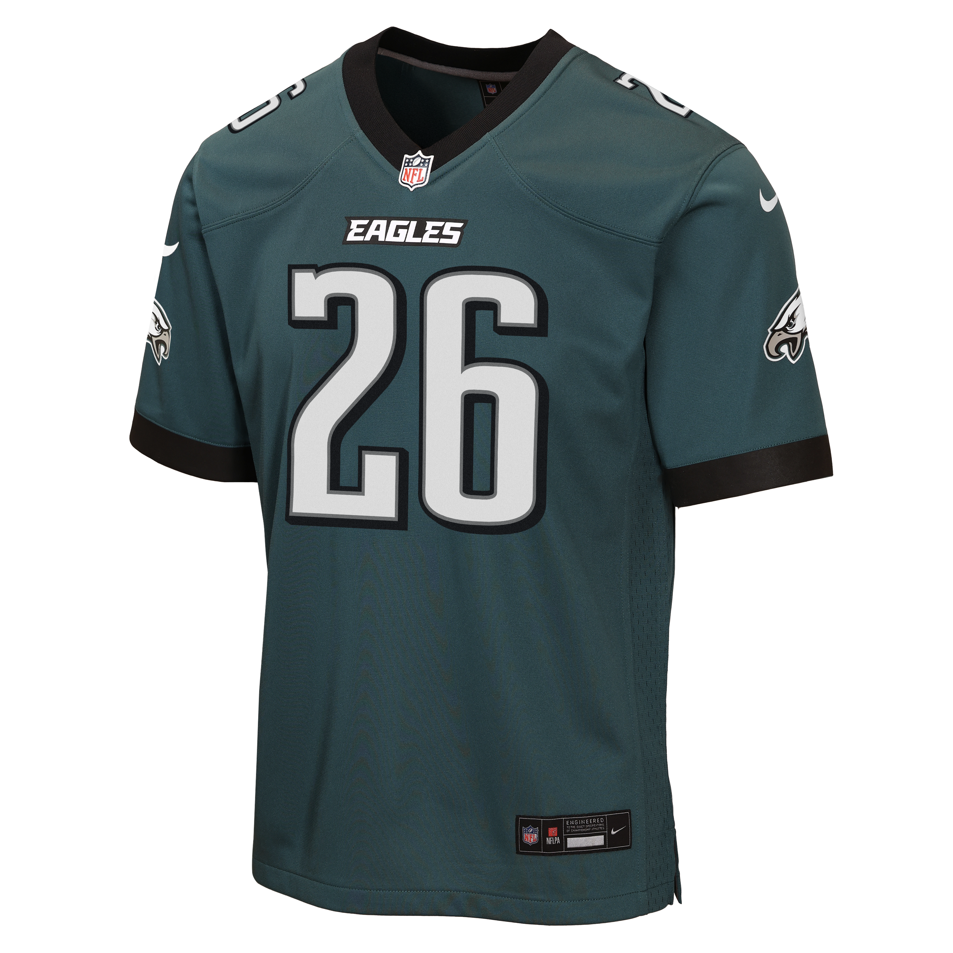 Saquon Barkley Philadelphia Eagles Youth Alternate Game Jersey - Midnight Green - Image 3