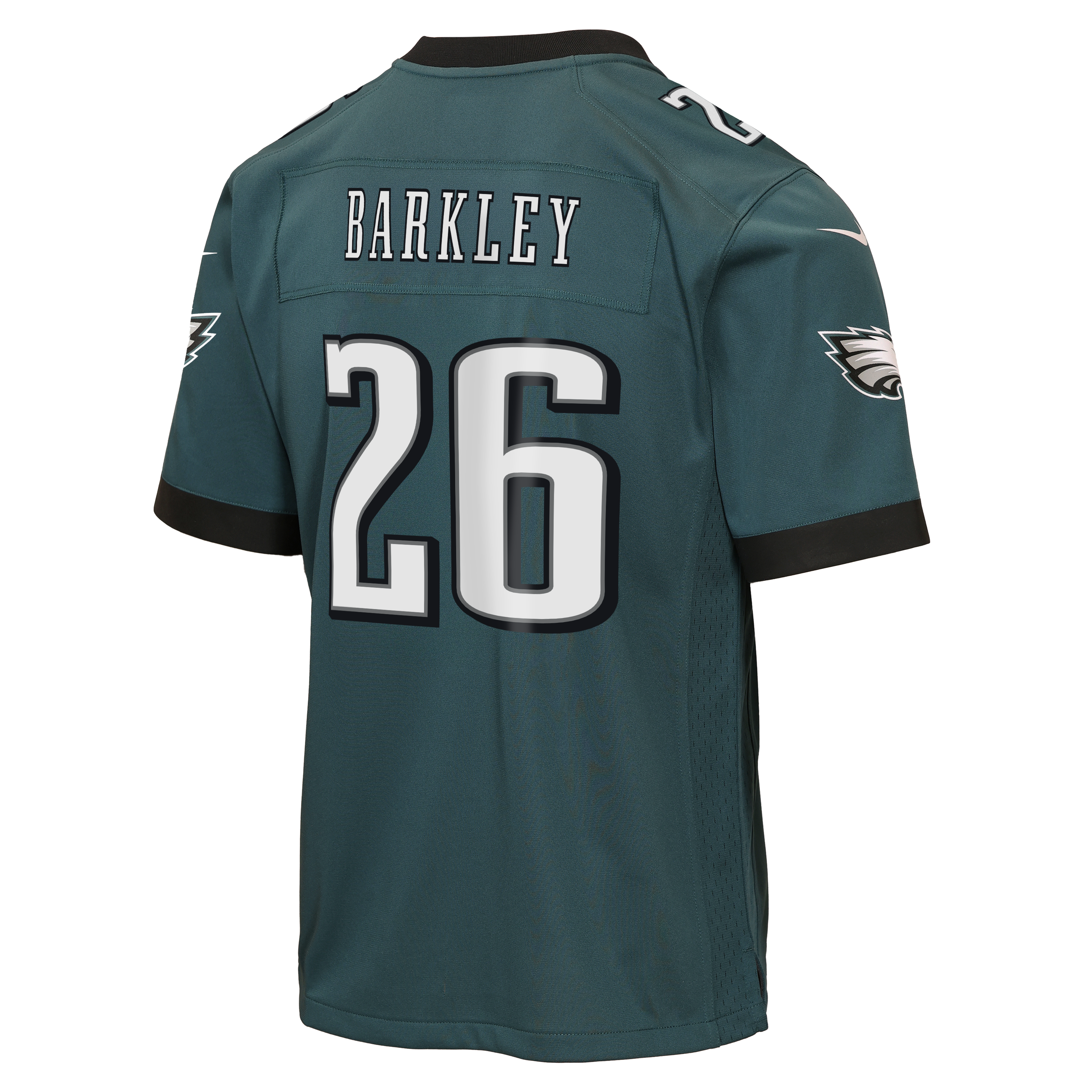 Saquon Barkley Philadelphia Eagles Youth Alternate Game Jersey - Midnight Green - Image 4