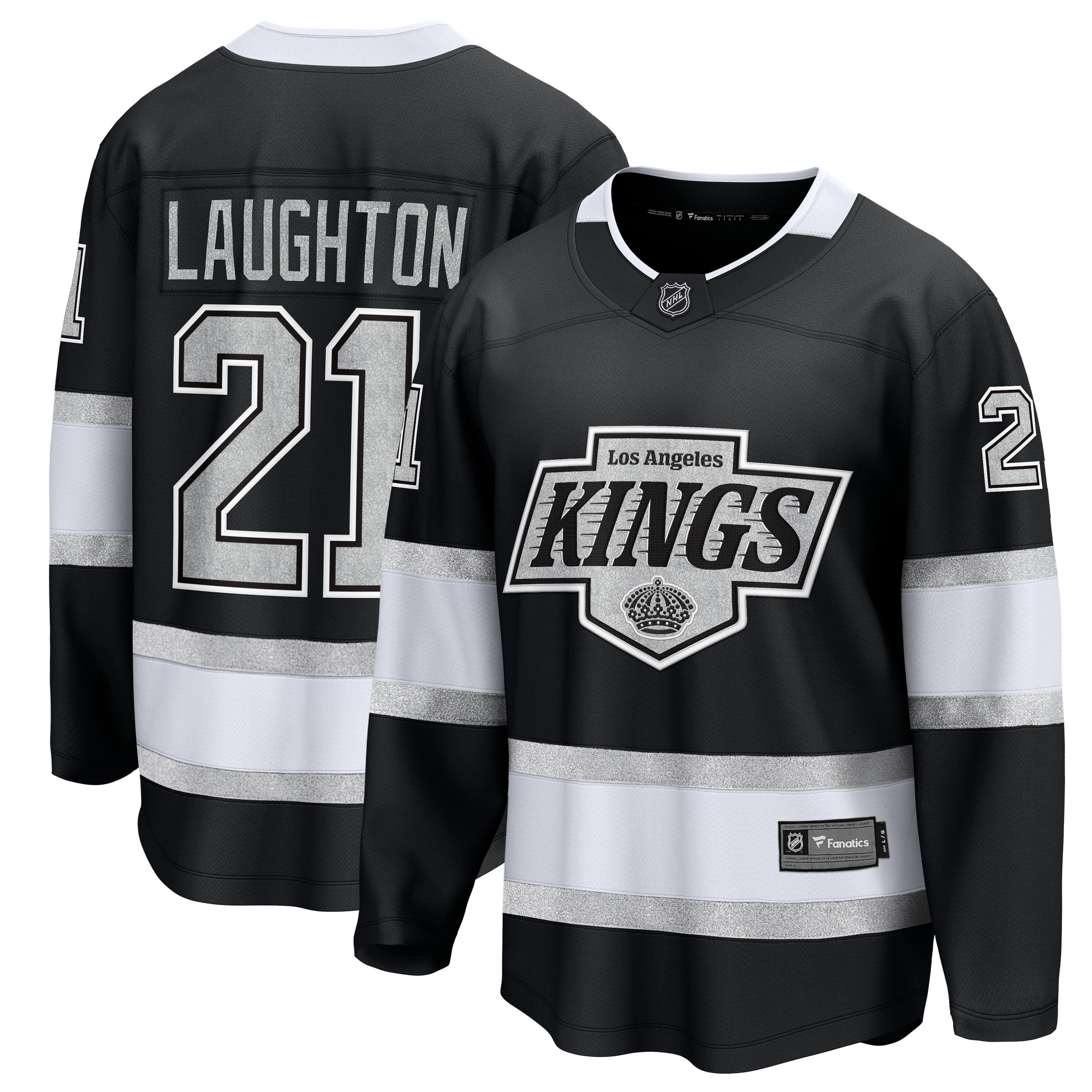 Scott Laughton Los Angeles Kings Home Breakaway Jersey - Black