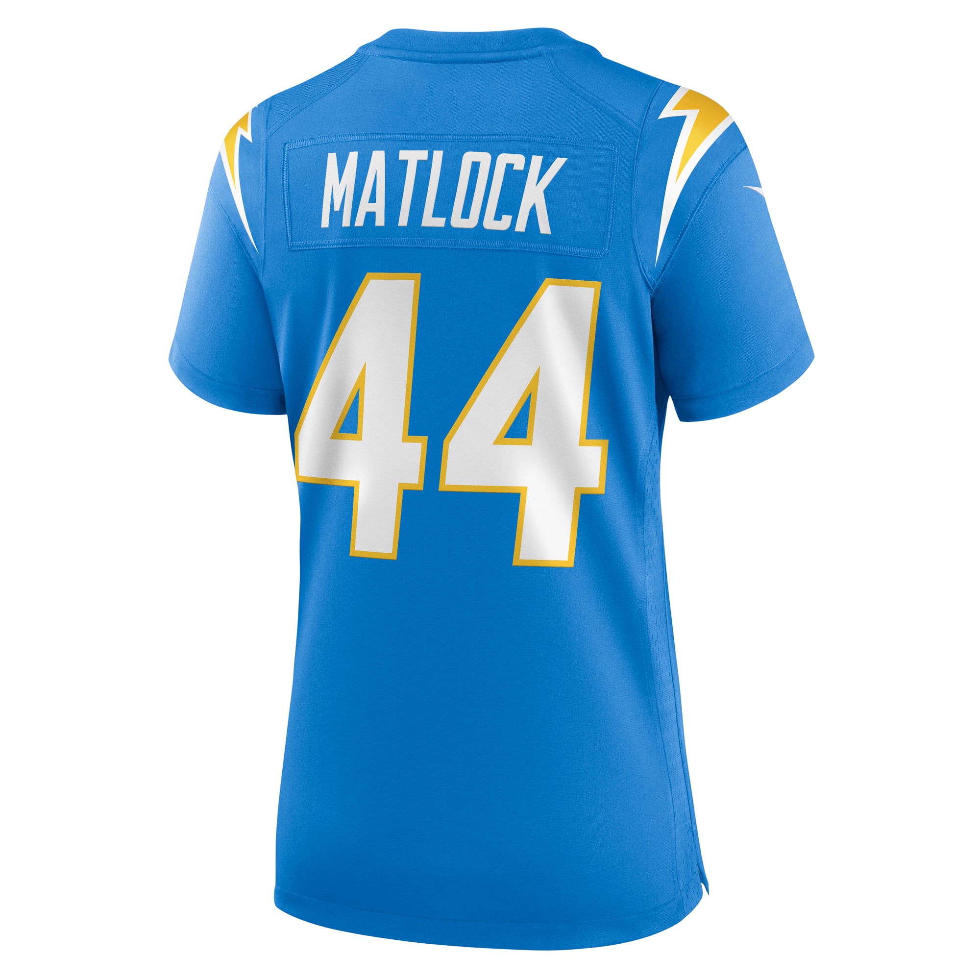 Scott Matlock Los Angeles Chargers Women's Game Jersey - Powder Blue - Image 4