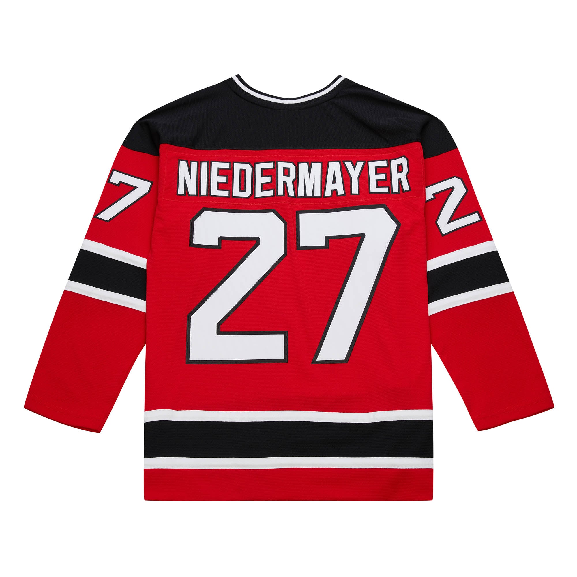 Scott Niedermayer New Jersey Devils Big & Tall 1999/00 Blue Line 2.0 Jersey - Red - Image 4