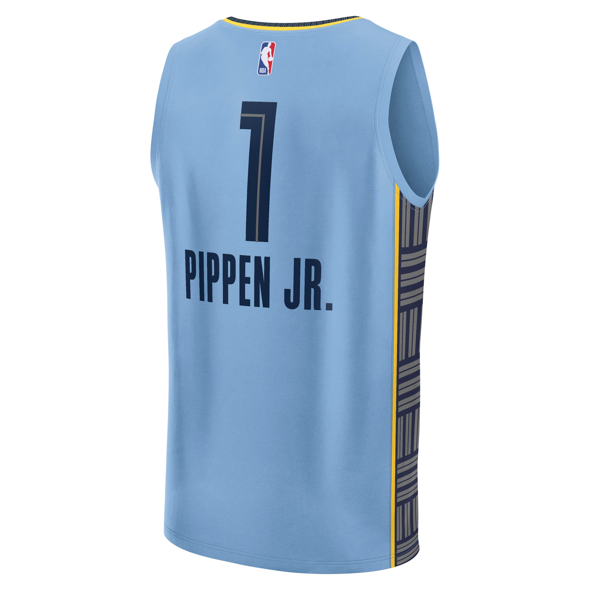 Scotty Pippen Jr. Memphis Grizzlies Fast Break Player Jersey - Statement Edition - Light Blue - Image 4