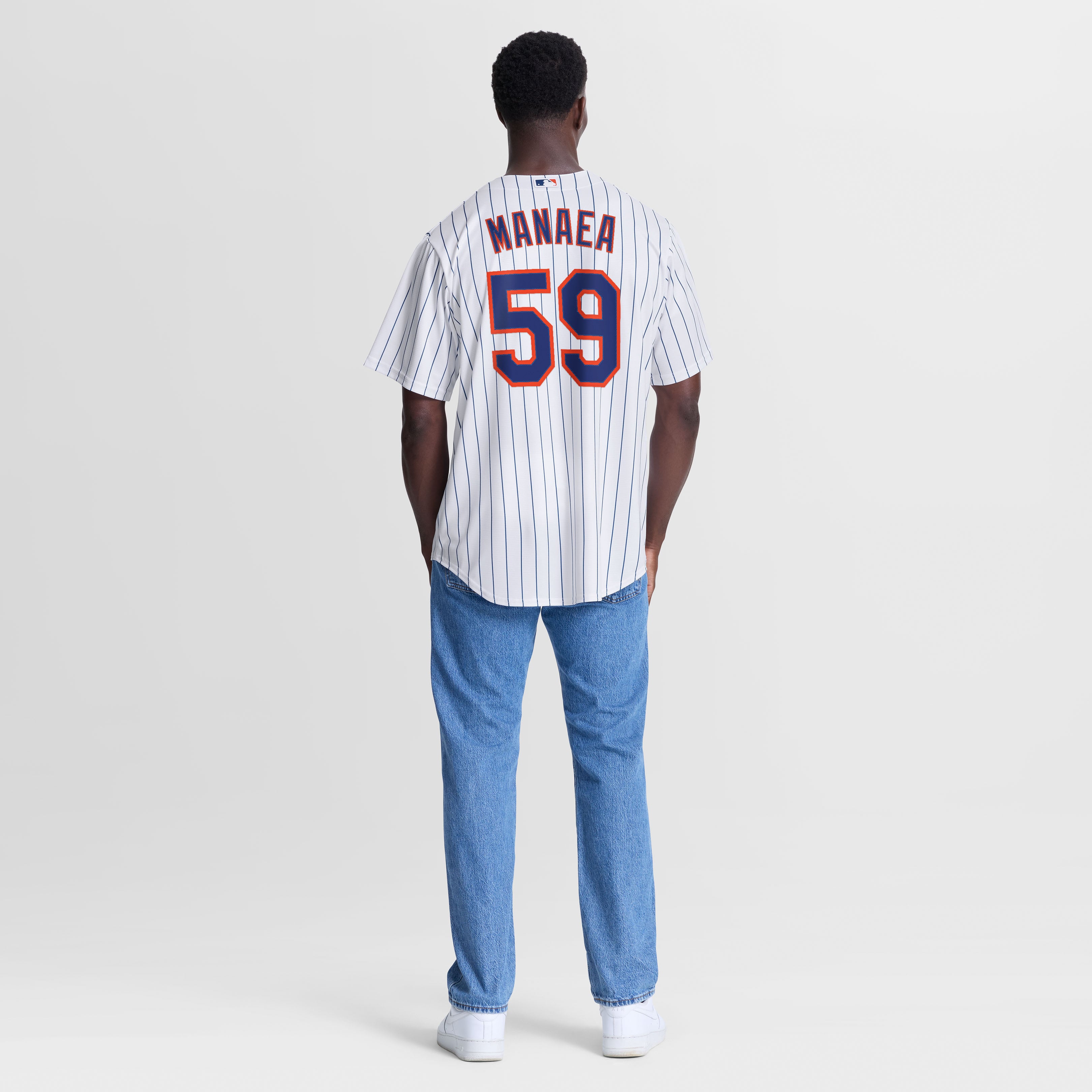 Sean Manaea New York Mets Home Jersey - White - Image 6