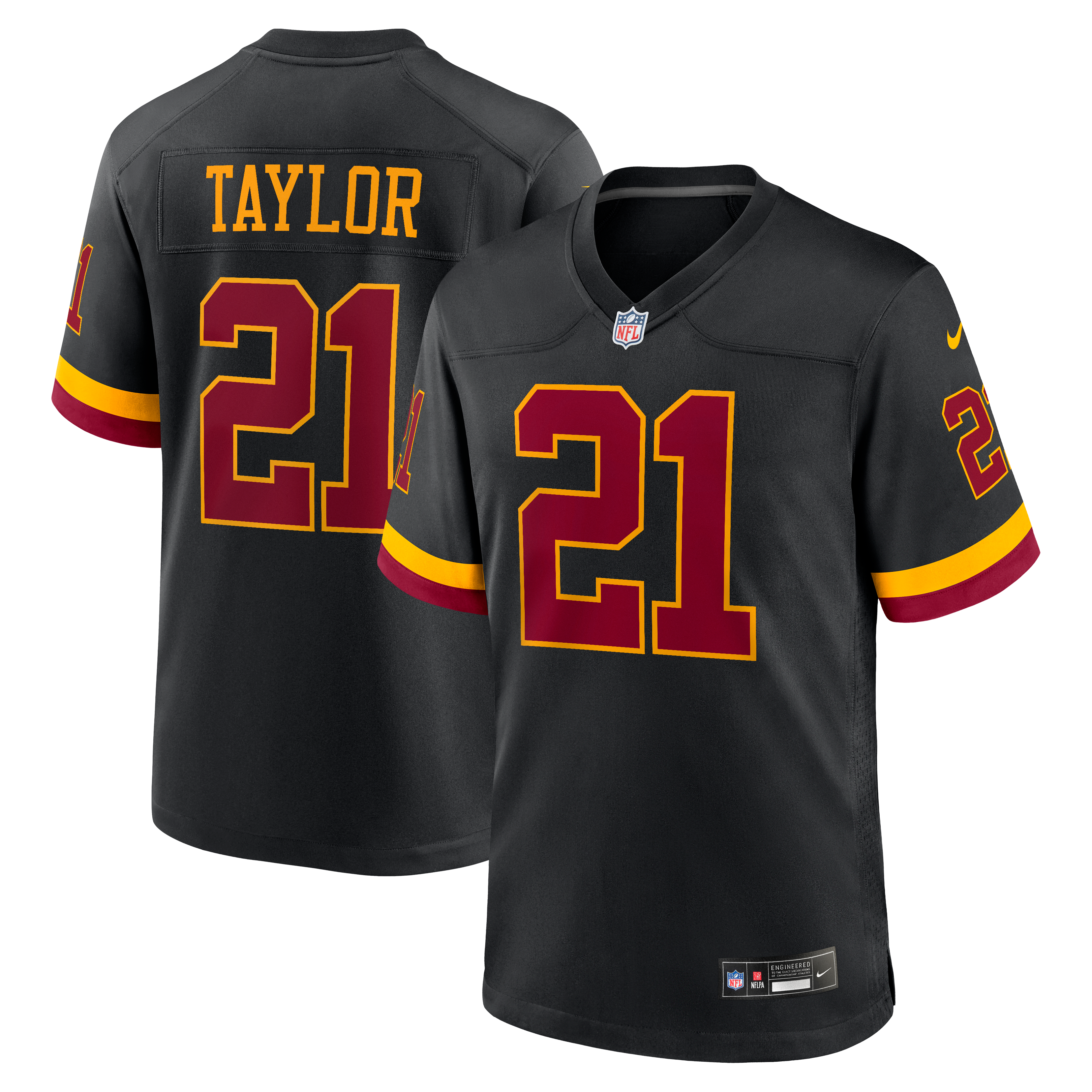 Sean Taylor Washington Commanders Hail Raiser Alternate Retired Player Game Jersey - Black
