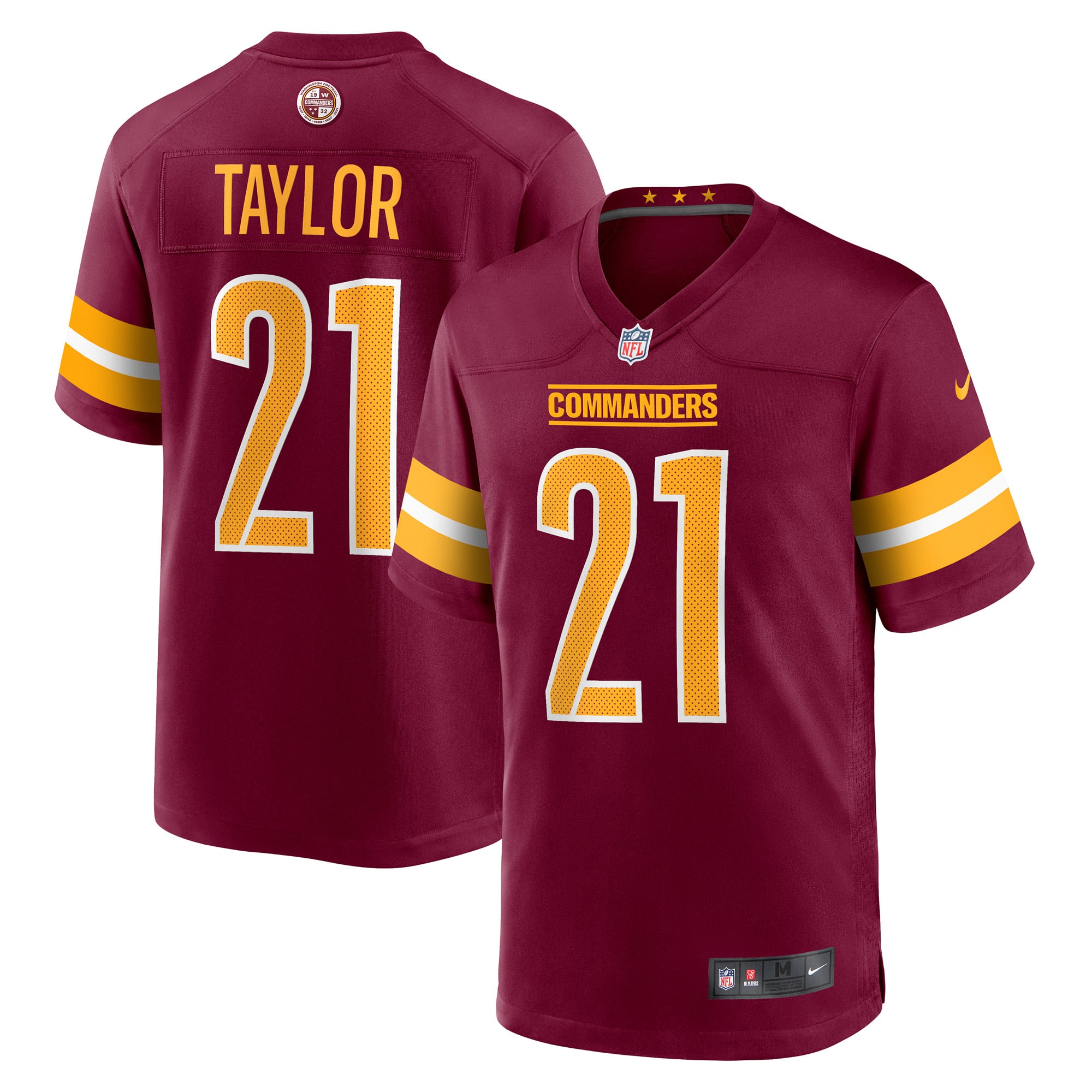 Sean Taylor Washington Commanders Player Game Jersey - Burgundy - Image 2