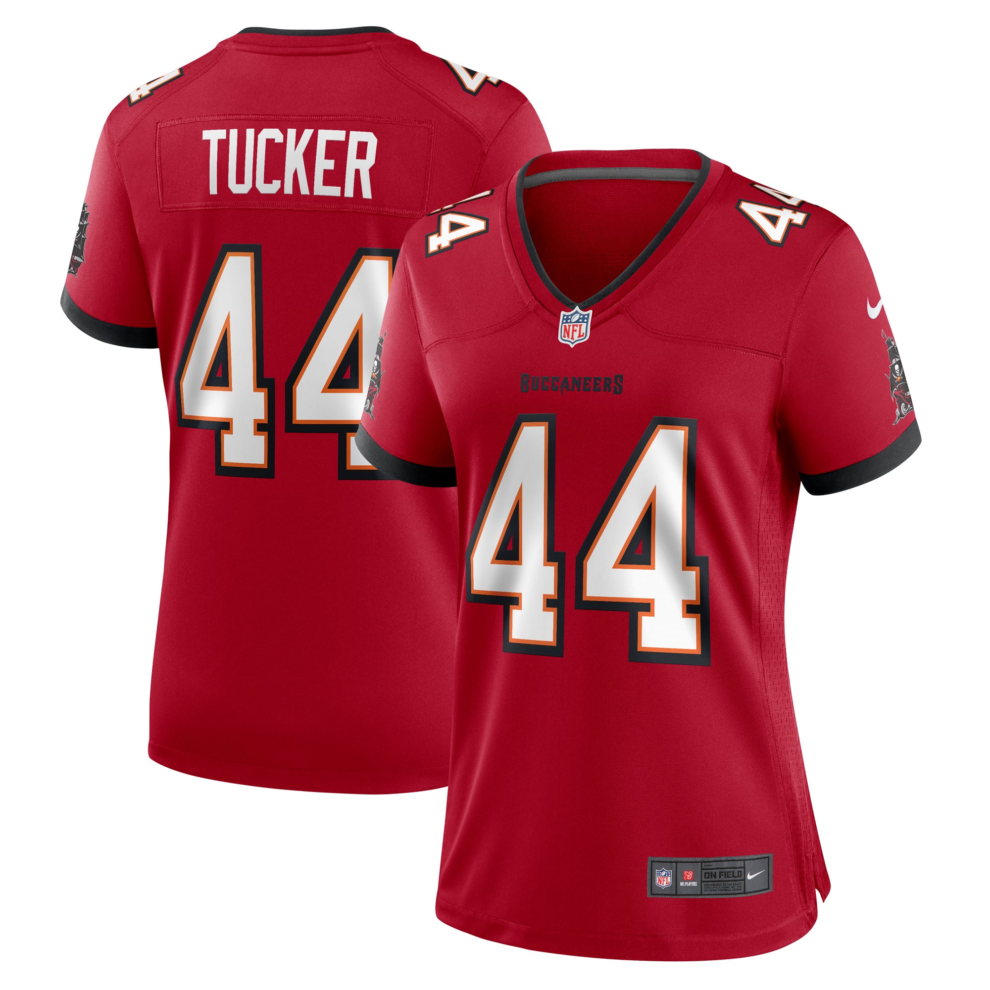 Sean Tucker Tampa Bay Buccaneers Women's Game Jersey - Red - Image 2