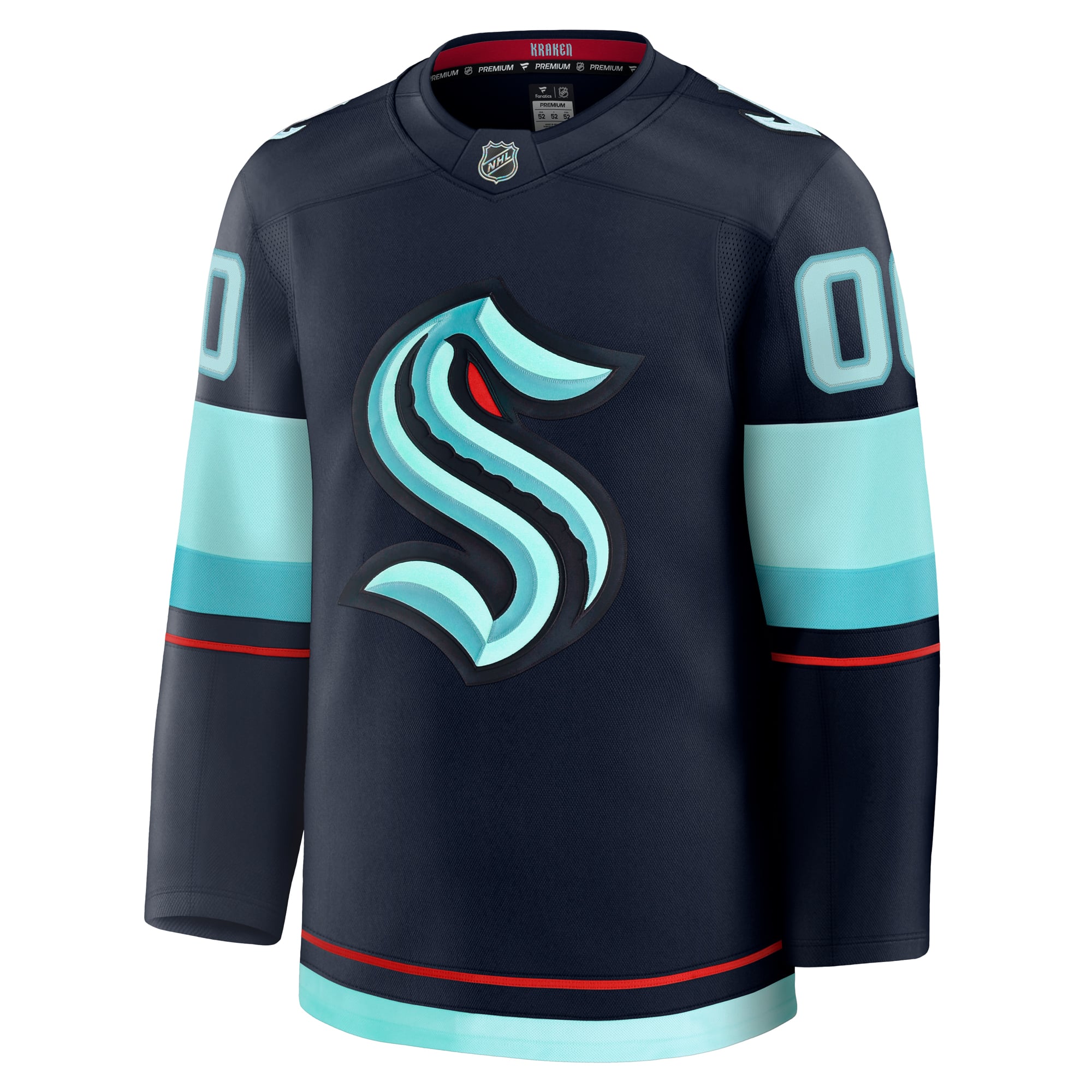 Seattle Kraken Alternate Premium Custom Jersey - Navy - Image 3