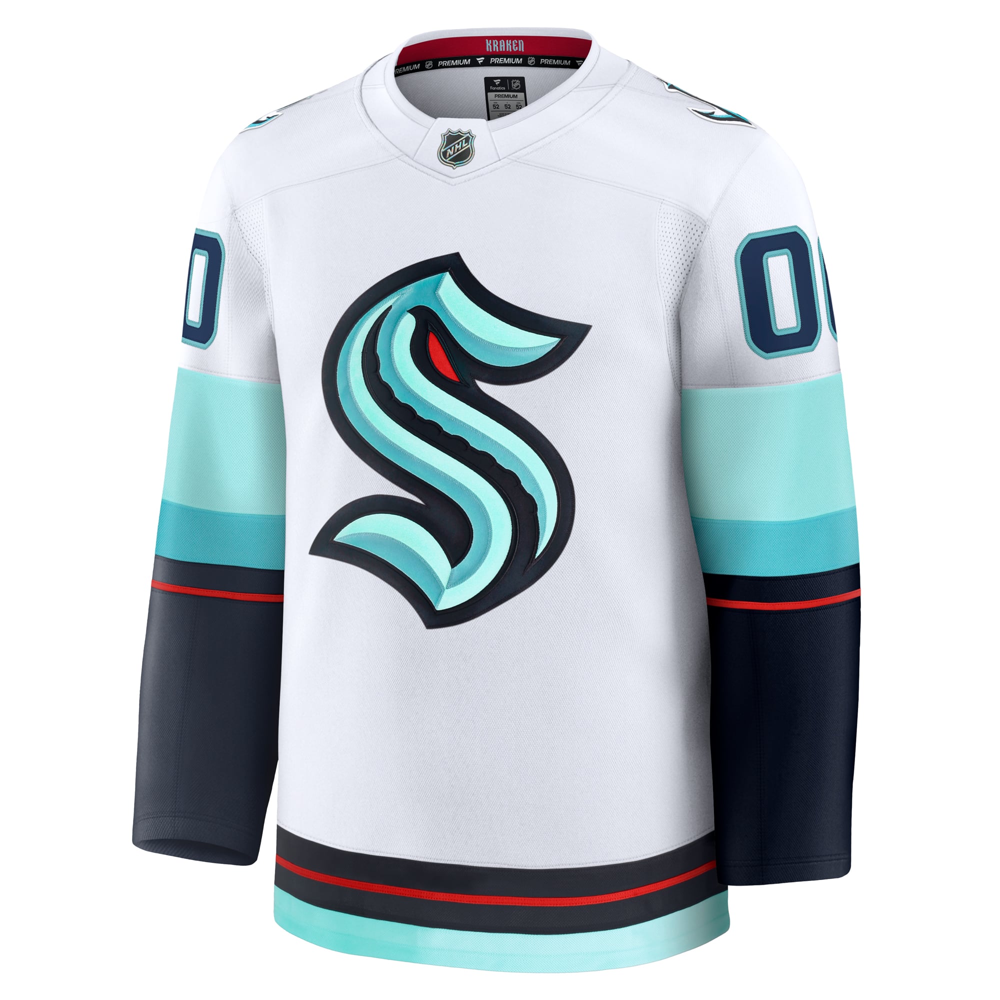 Seattle Kraken Alternate Premium Custom Jersey - White - Image 3