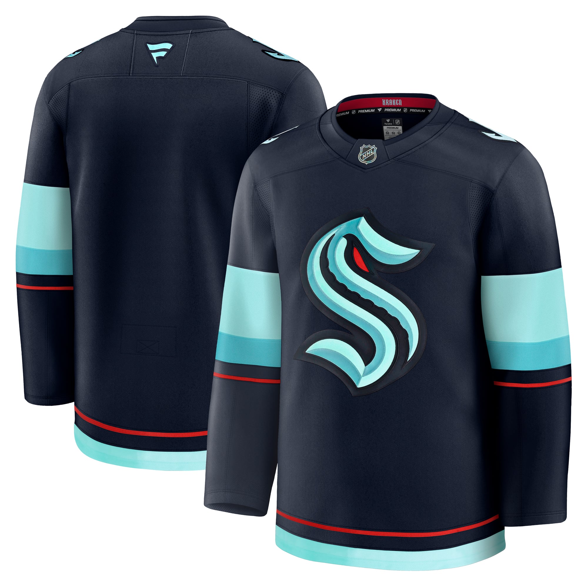 Seattle Kraken Alternate Premium Jersey - Navy - Image 2