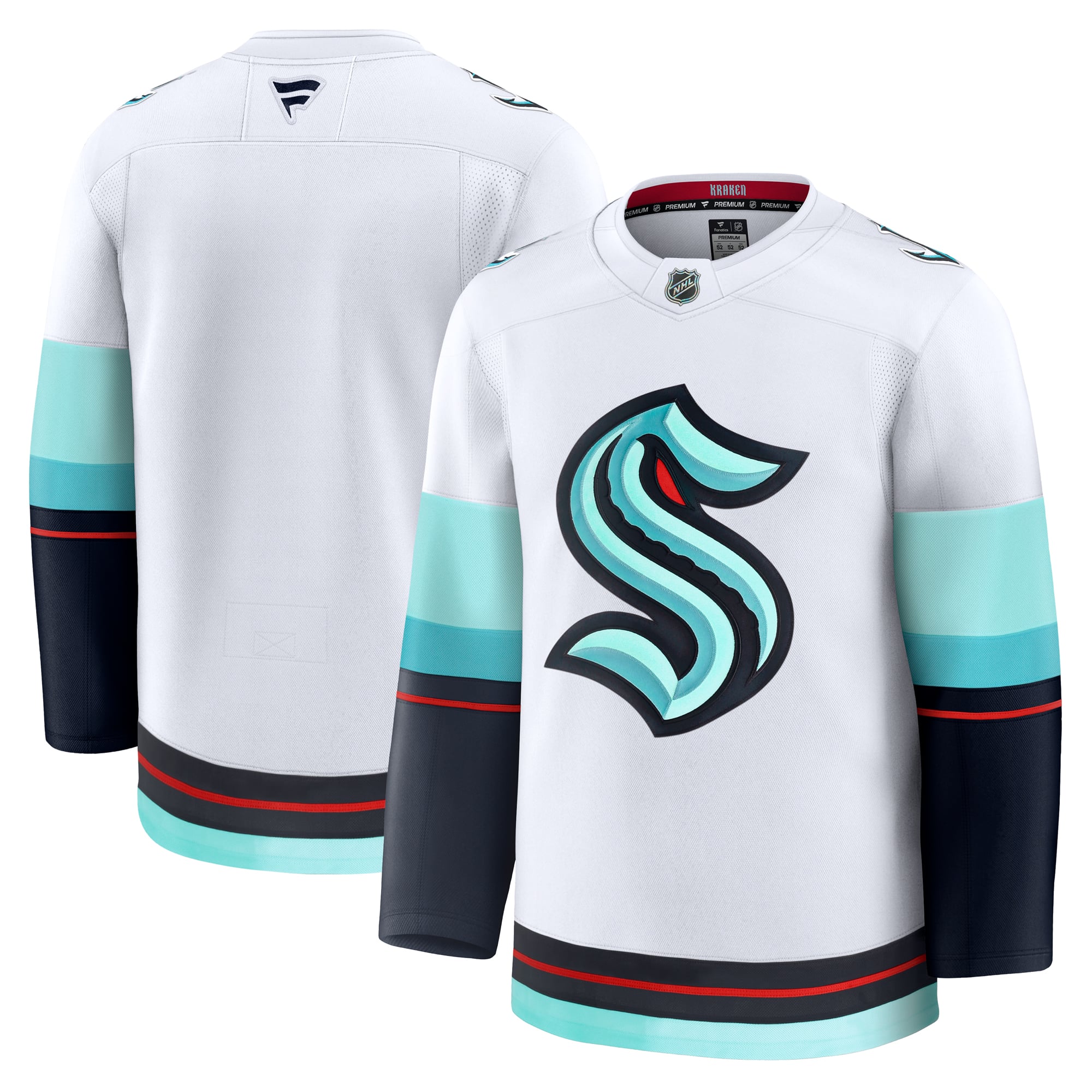 Seattle Kraken Alternate Premium Jersey - White - Image 2