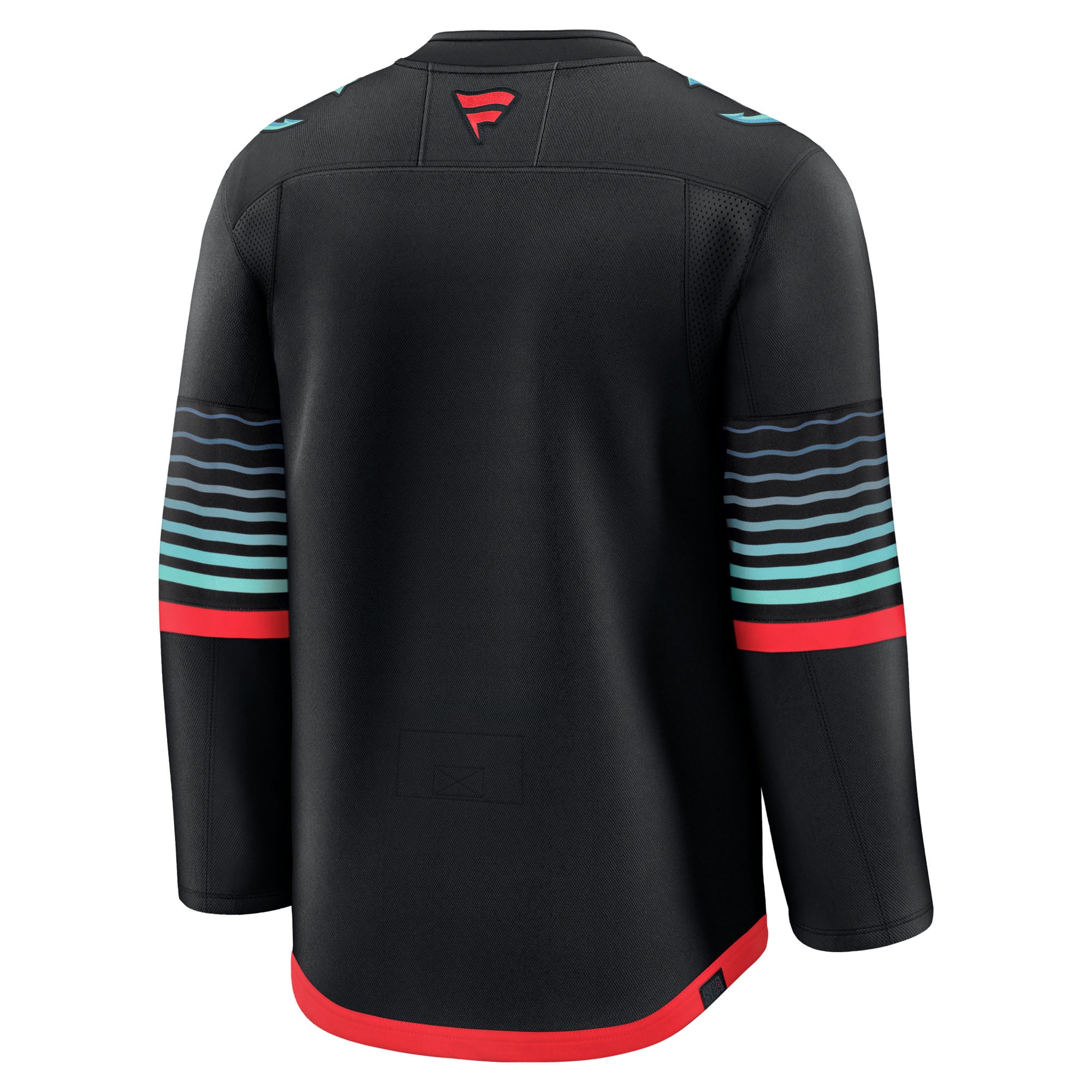 Seattle Kraken Home Premium Jersey - Deep Sea Blue - Black - Image 4