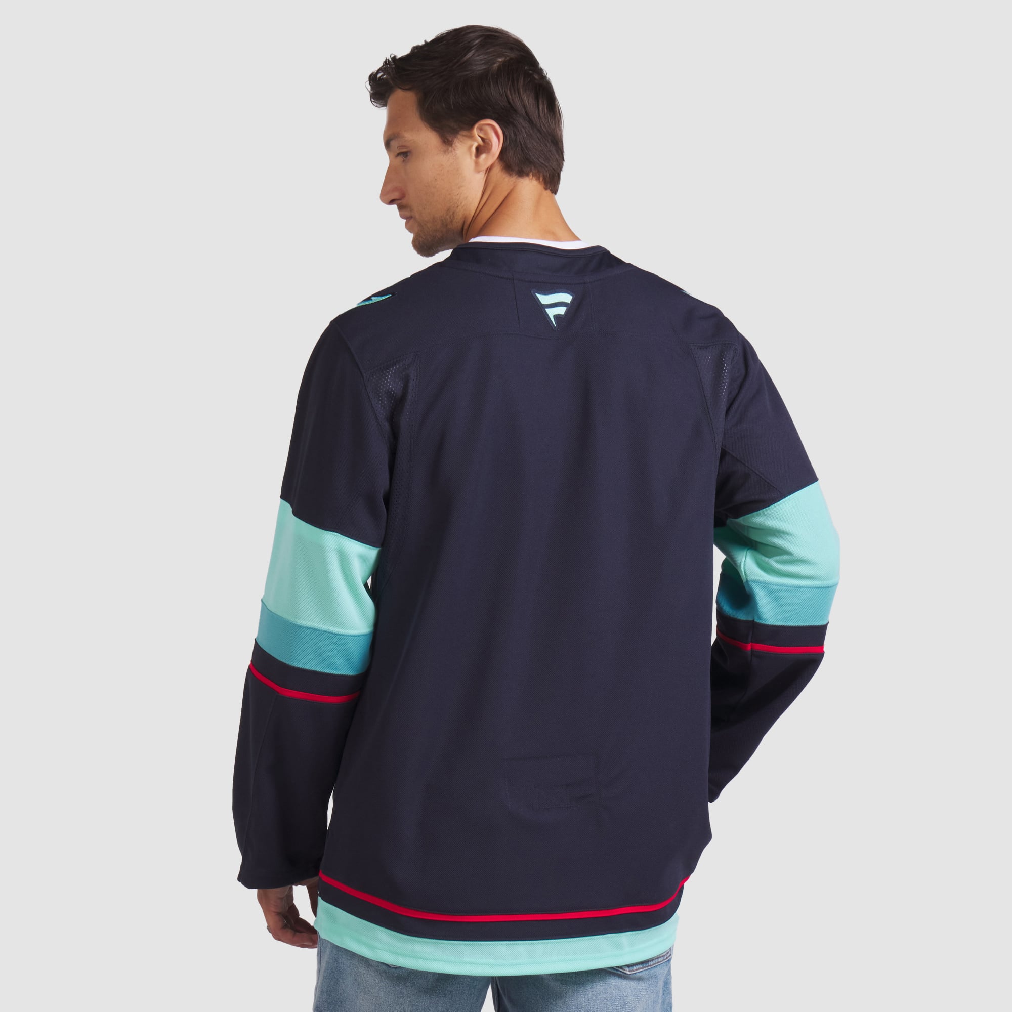 Seattle Kraken Home Premium Jersey - Deep Sea Blue - Navy - Image 6