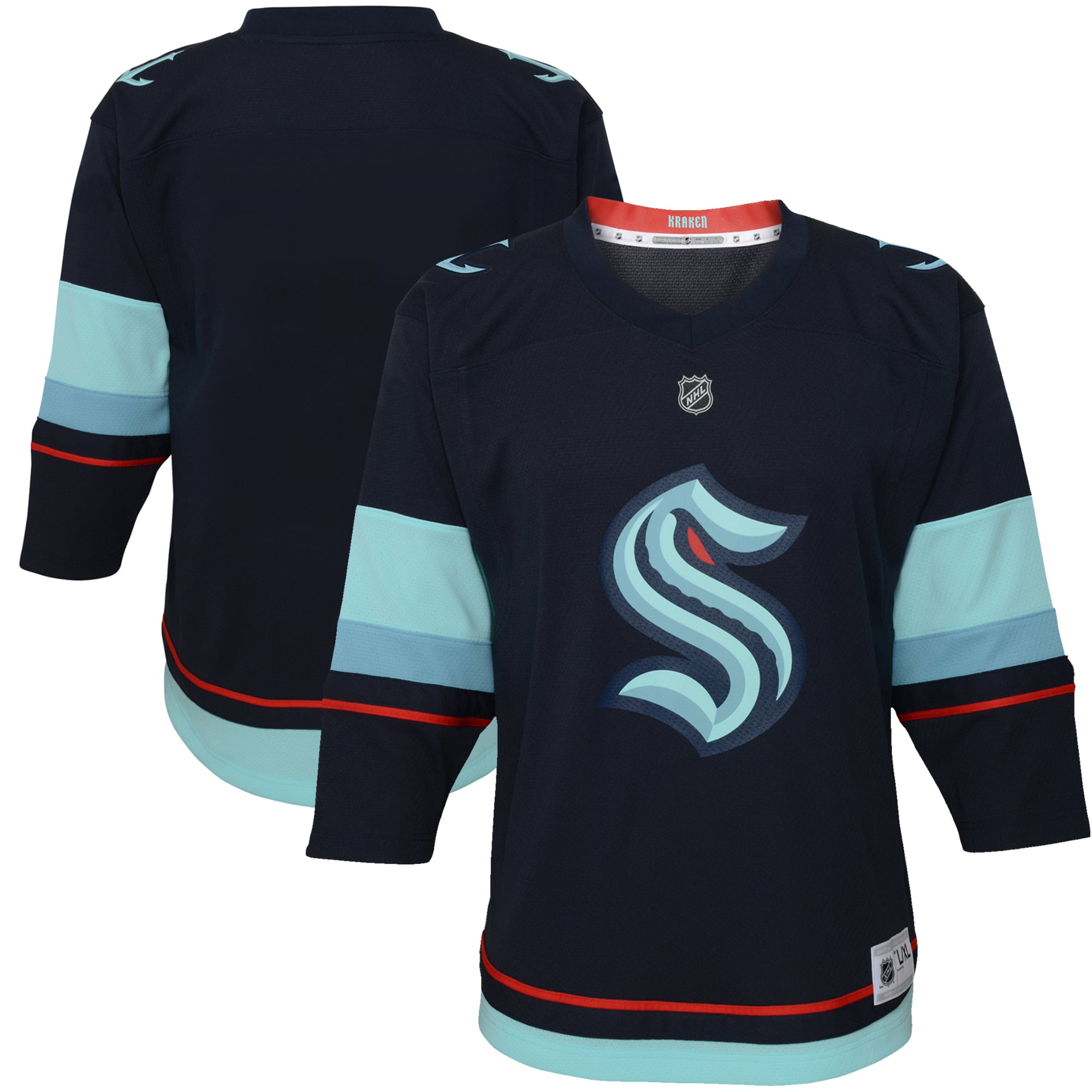 Seattle Kraken Toddler Home Jersey - Navy - Image 2