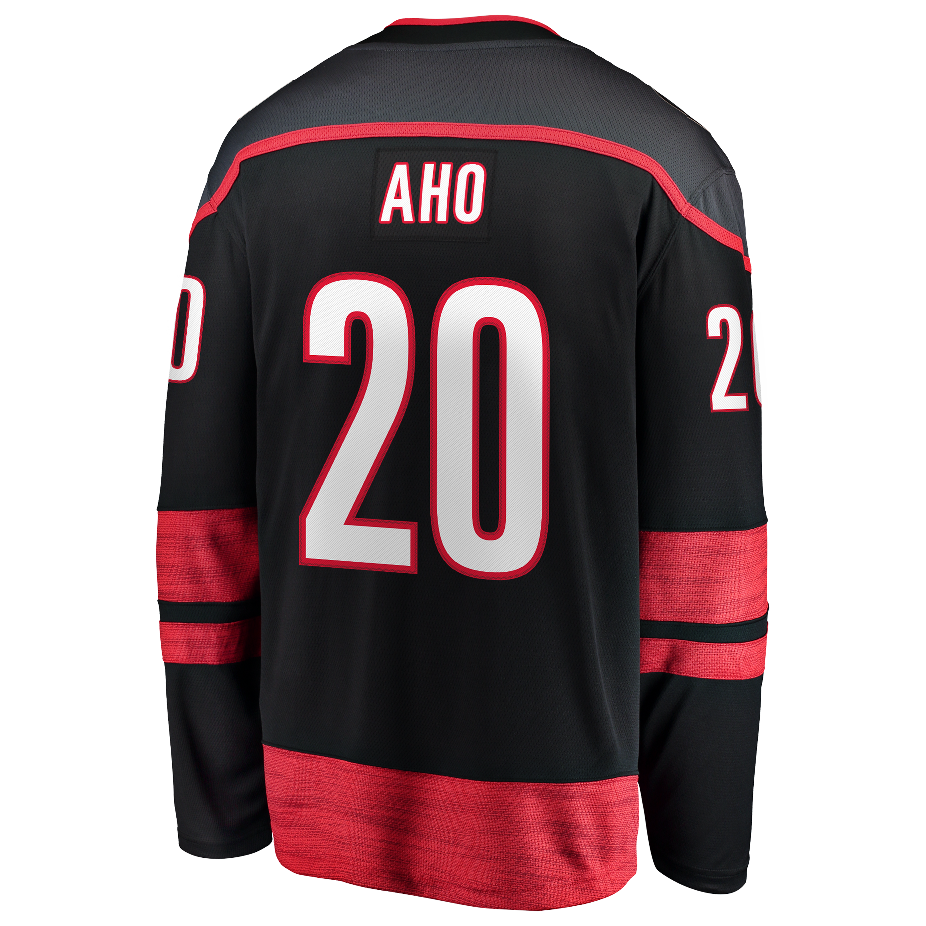 Sebastian Aho Carolina Hurricanes 2026 Stanley Cup Champions Home Breakaway Jersey - Black - Image 4