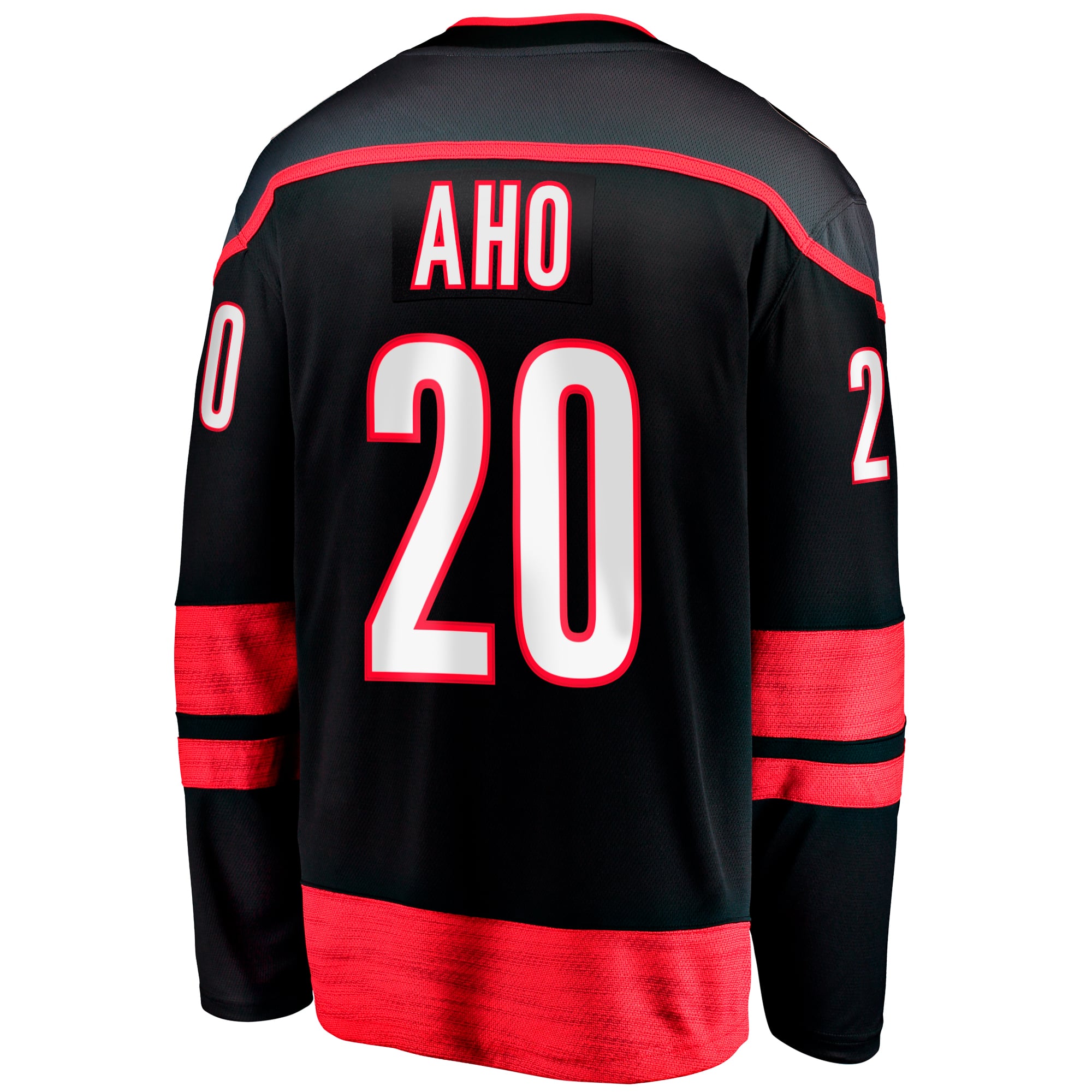 Sebastian Aho Carolina Hurricanes Alternate Breakaway Player Jersey - Black - Image 4