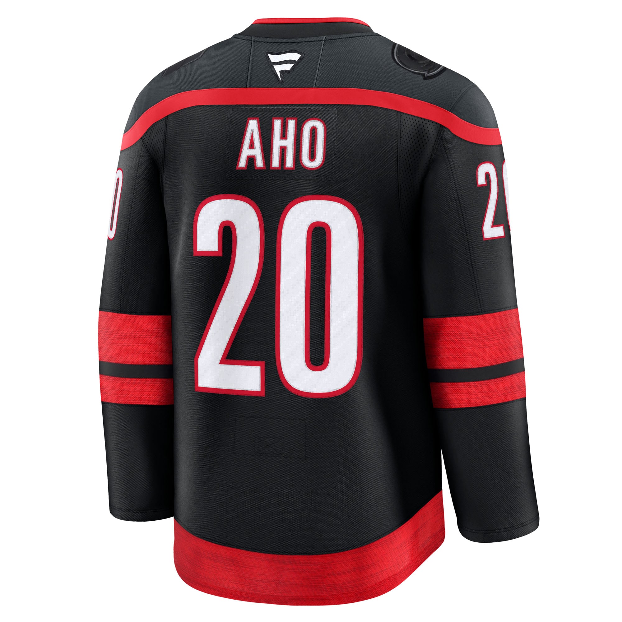 Sebastian Aho Carolina Hurricanes Alternate Premium Jersey - Black - Image 4