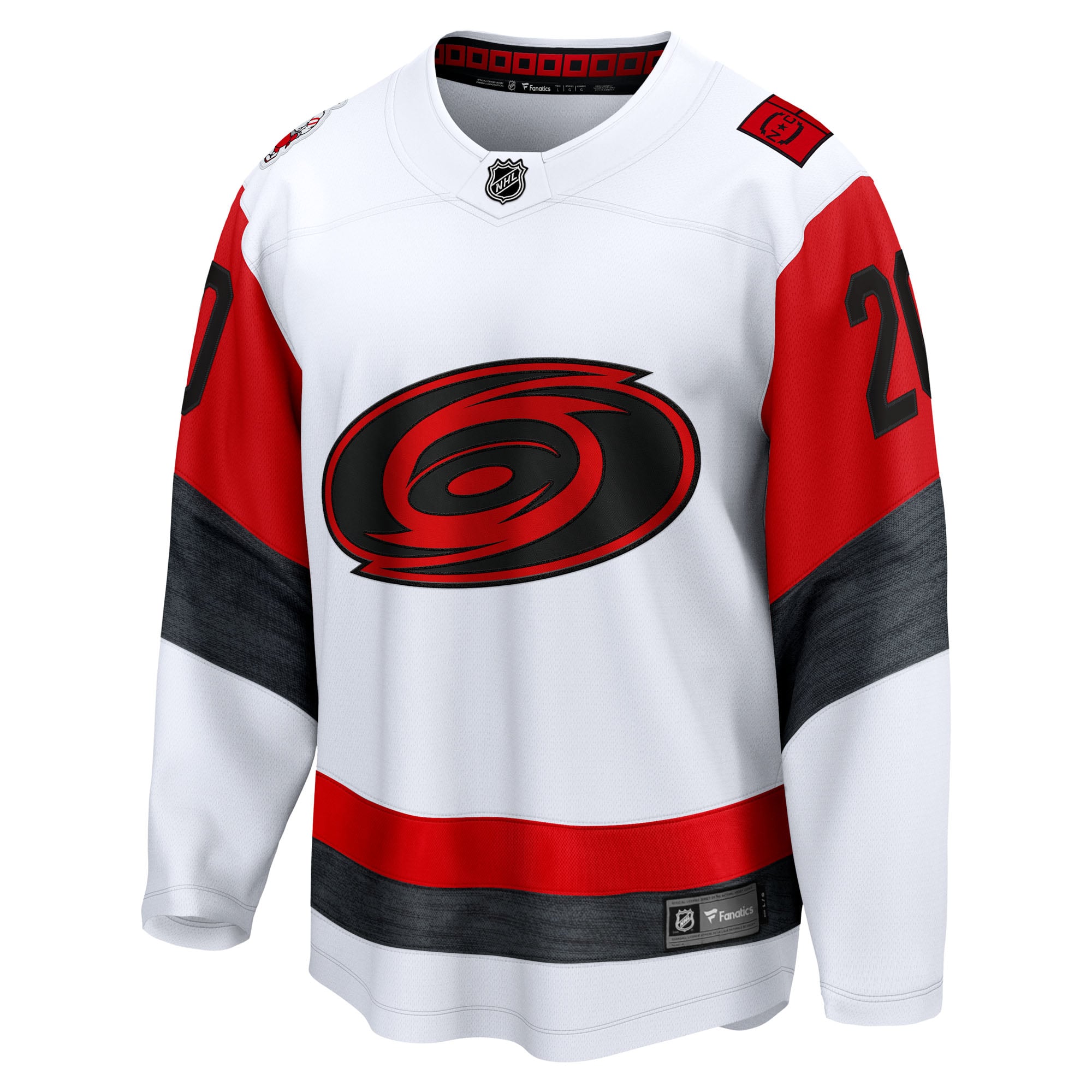 Sebastian Aho Carolina Hurricanes Away Breakaway Jersey - White - Image 3