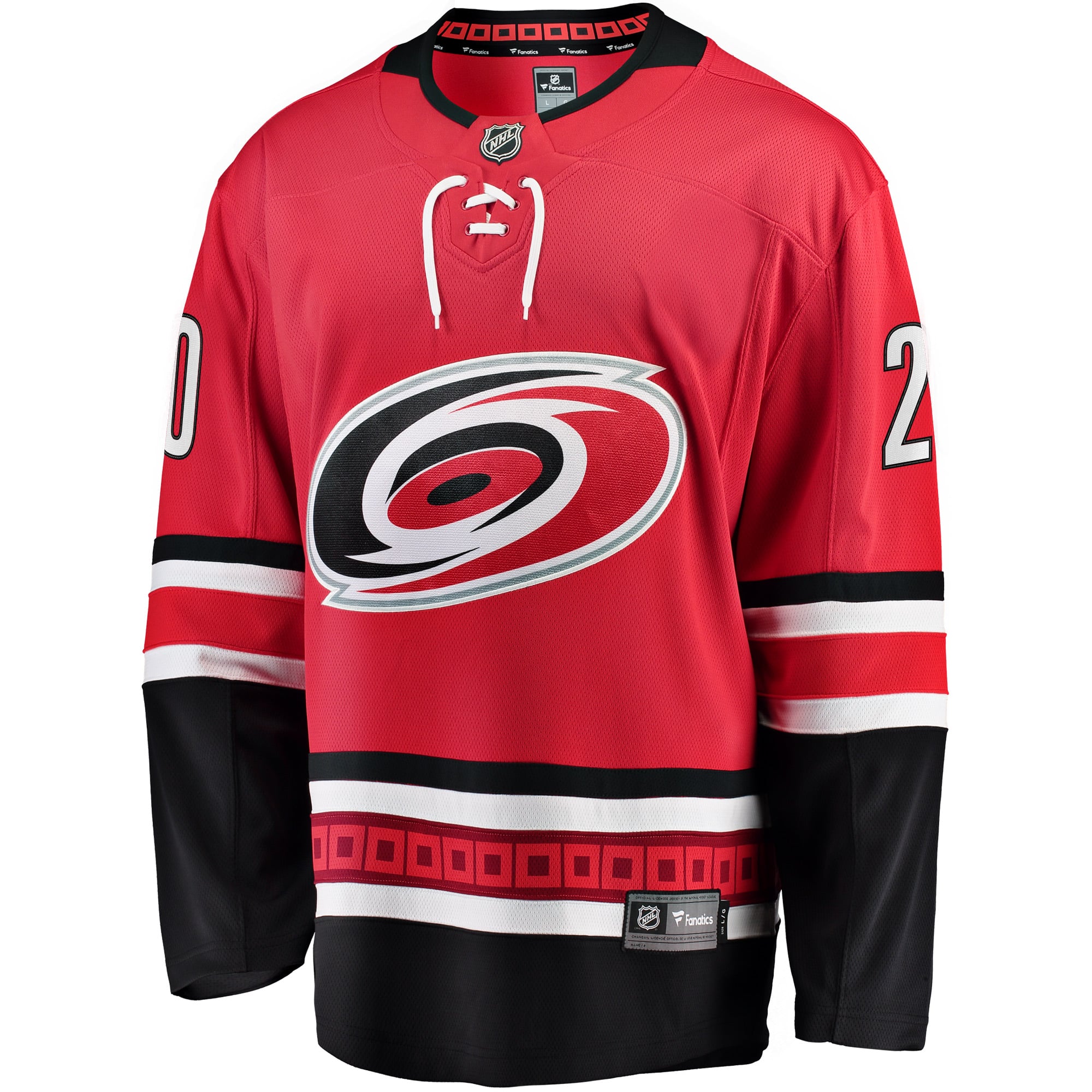 Sebastian Aho Carolina Hurricanes Home Breakaway Jersey - Red - Image 3