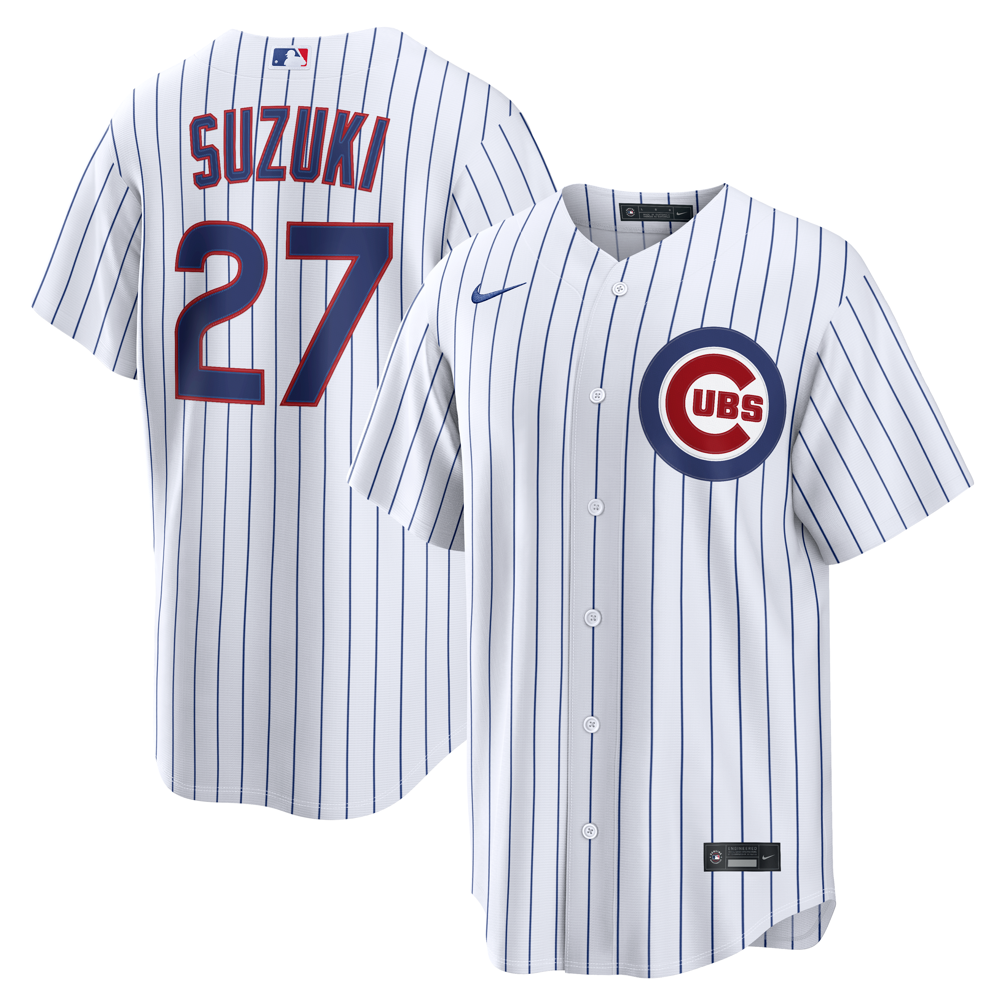 Seiya Suzuki Chicago Cubs Home Jersey - White - Image 2