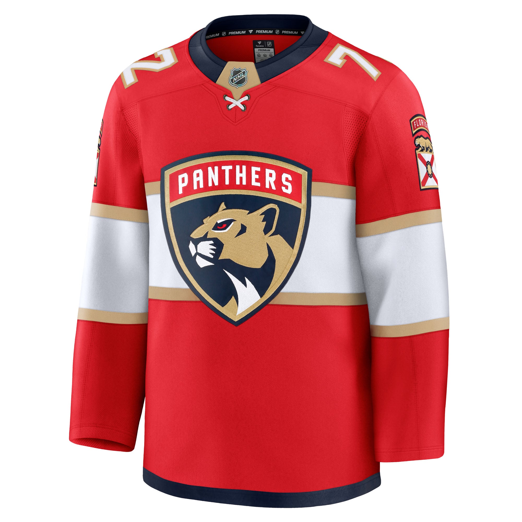 Sergei Bobrovsky Florida Panthers Premium Jersey - Red - Image 3