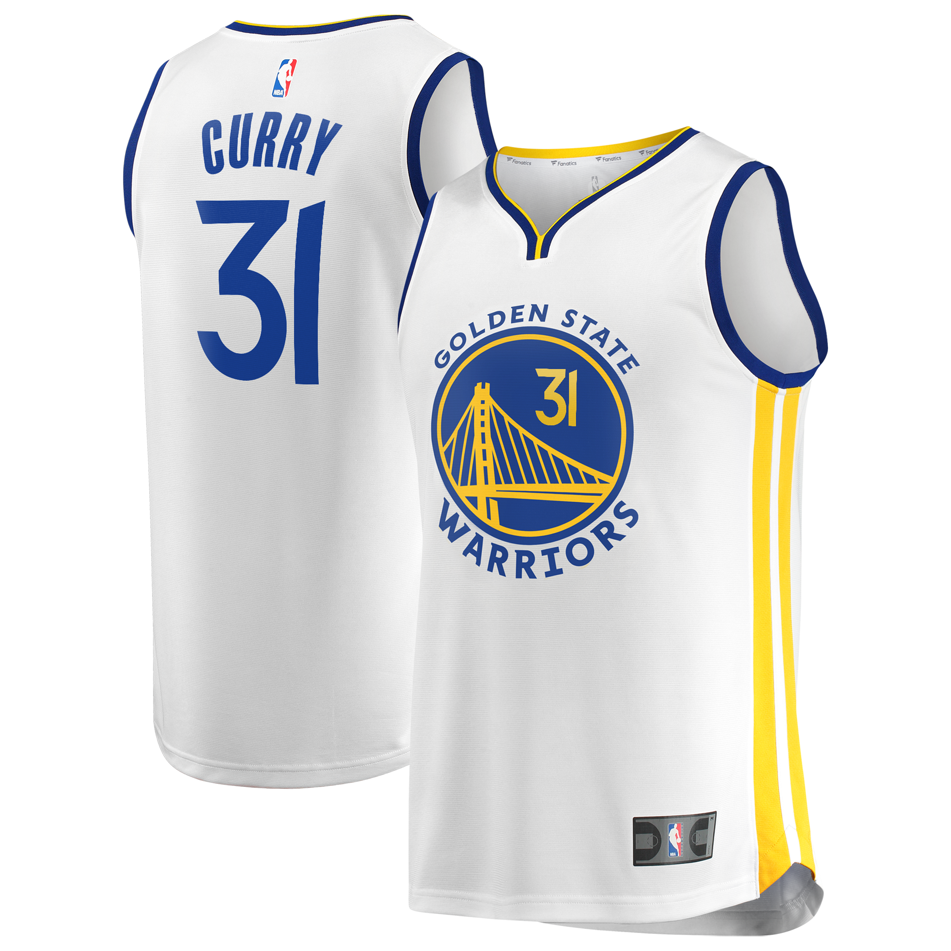 Seth Curry Golden State Warriors Fast Break Player Jersey - Association Edition - White