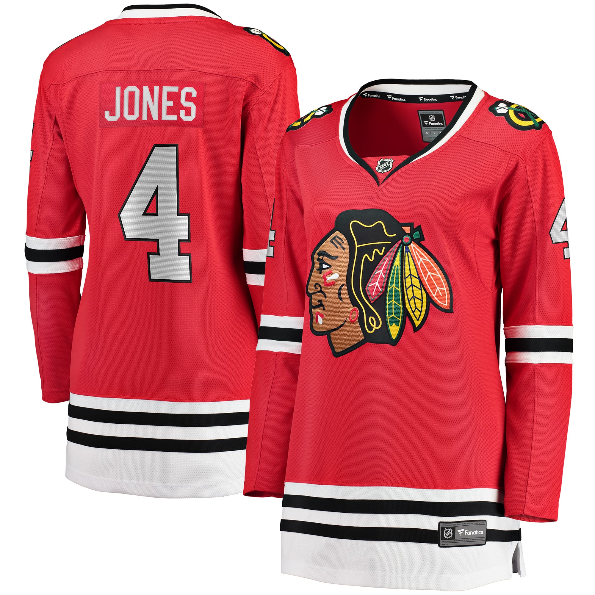 Seth Jones Chicago Blackhawks Women's Home Breakaway Player Jersey - Red - Image 2