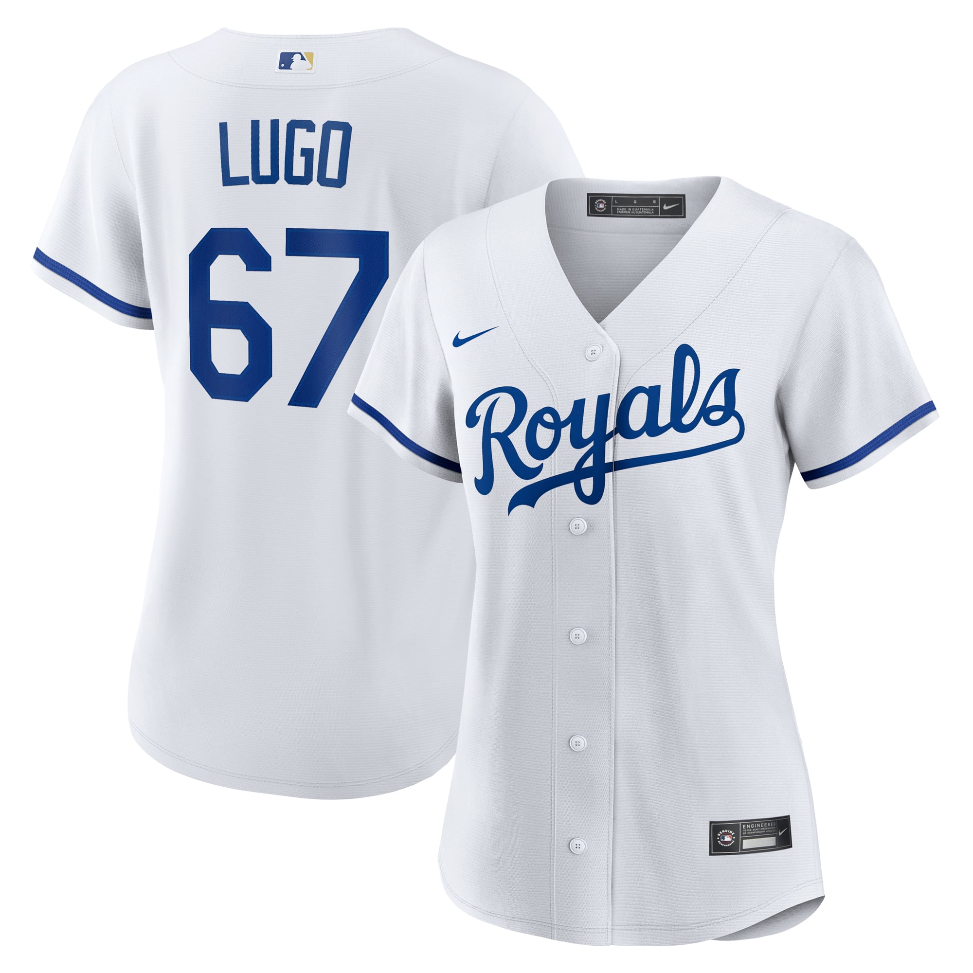 Seth Lugo Kansas City Royals Women's Home Jersey - White - Image 2