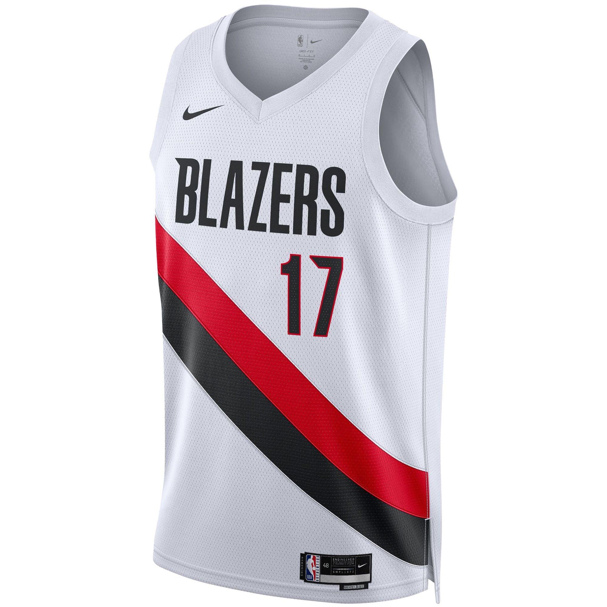 Shaedon Sharpe Portland Trail Blazers Unisex Swingman Player Jersey - Association Edition - White - Image 3