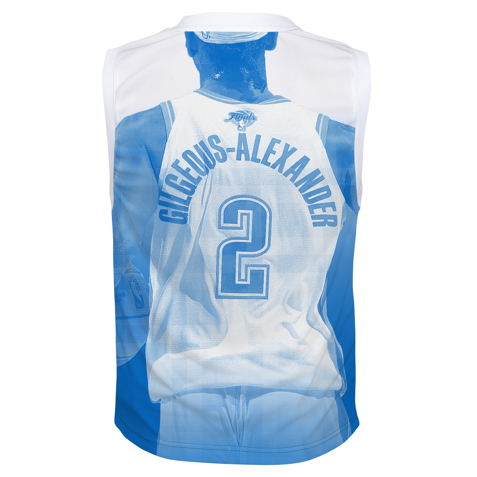 Shai Gilgeous-Alexander Oklahoma City Thunder Outerstuff Youth Hometown Fashion Jersey - Blue - Image 4