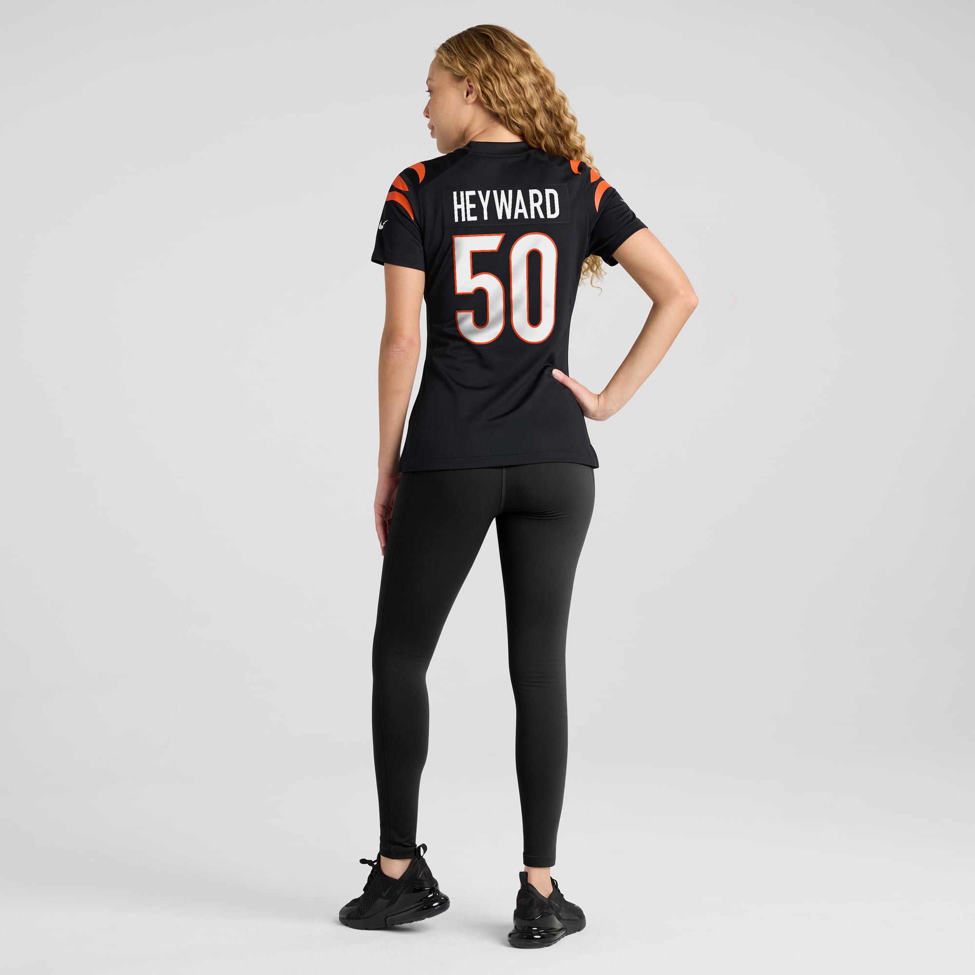 Shaka Heyward Cincinnati Bengals Women's Team Game Jersey - Black - Image 6