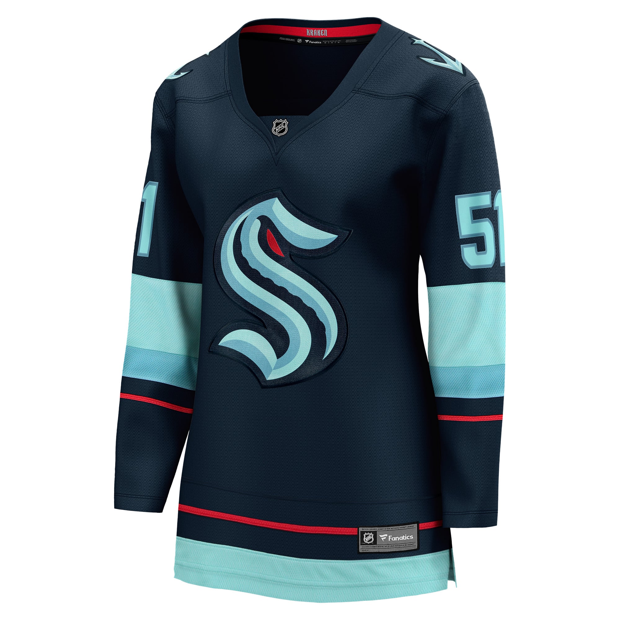 Shane Wright Seattle Kraken Women's Home Breakaway Jersey - Deep Sea Blue - Image 3