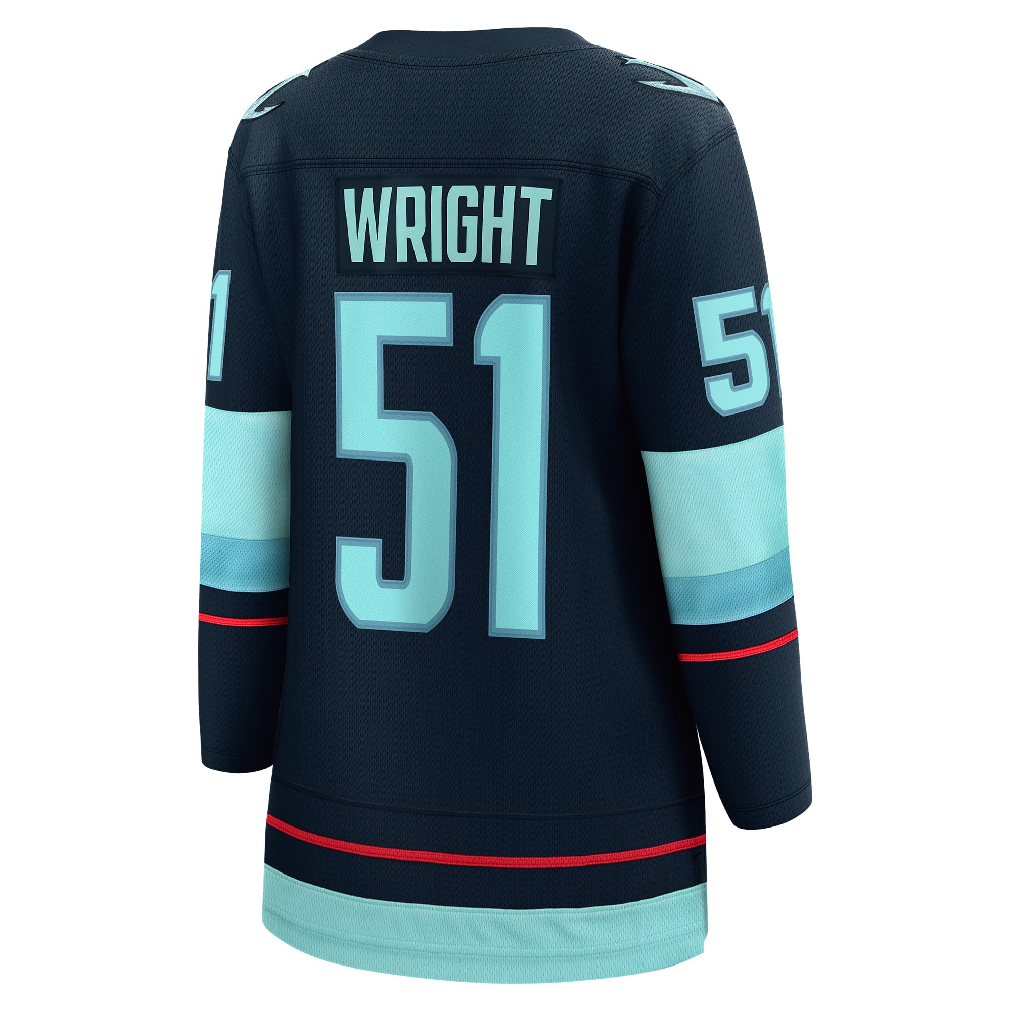 Shane Wright Seattle Kraken Women's Home Breakaway Jersey - Deep Sea Blue - Image 4