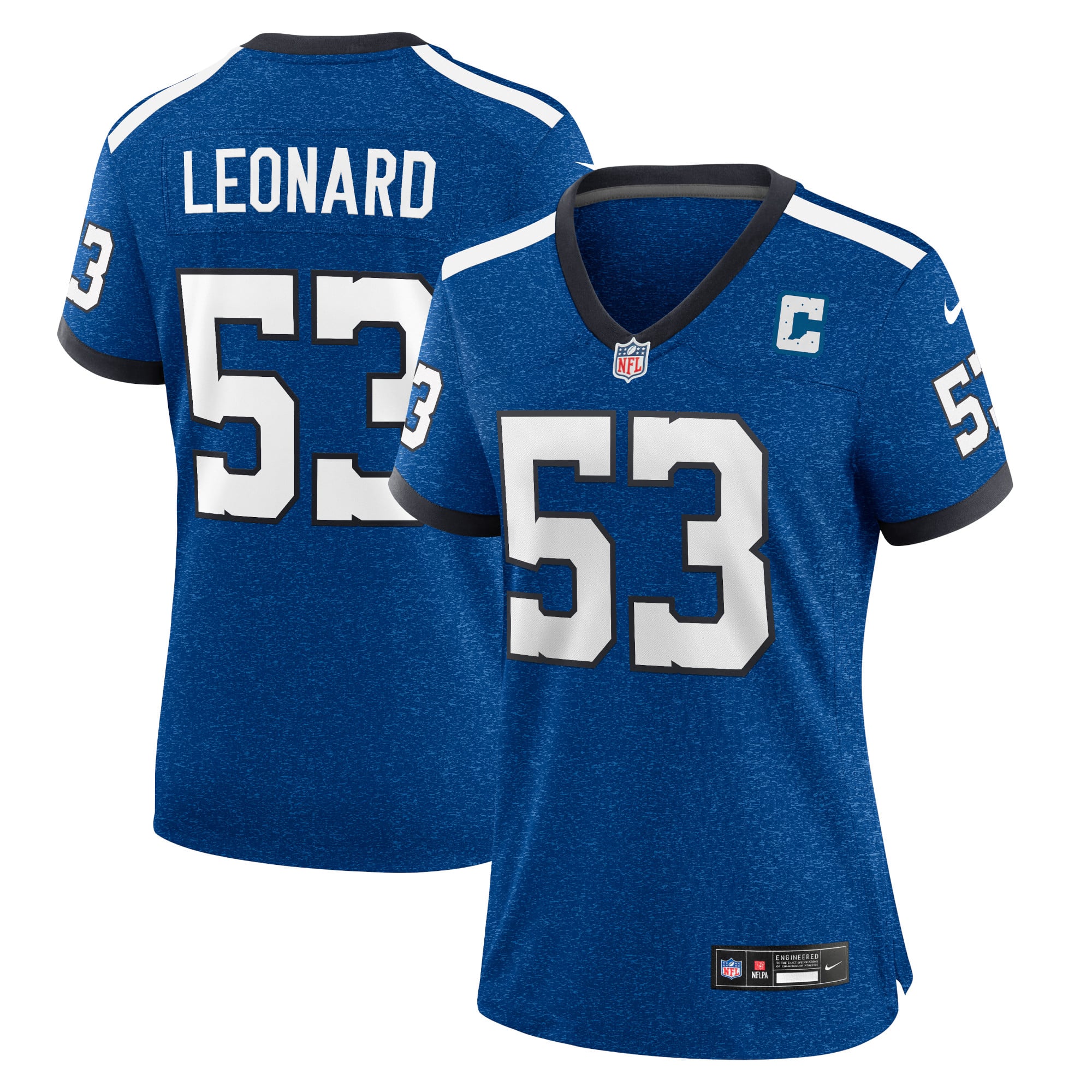 Shaquille Leonard Indianapolis Colts Women's Game Player Jersey - Blue - Image 2