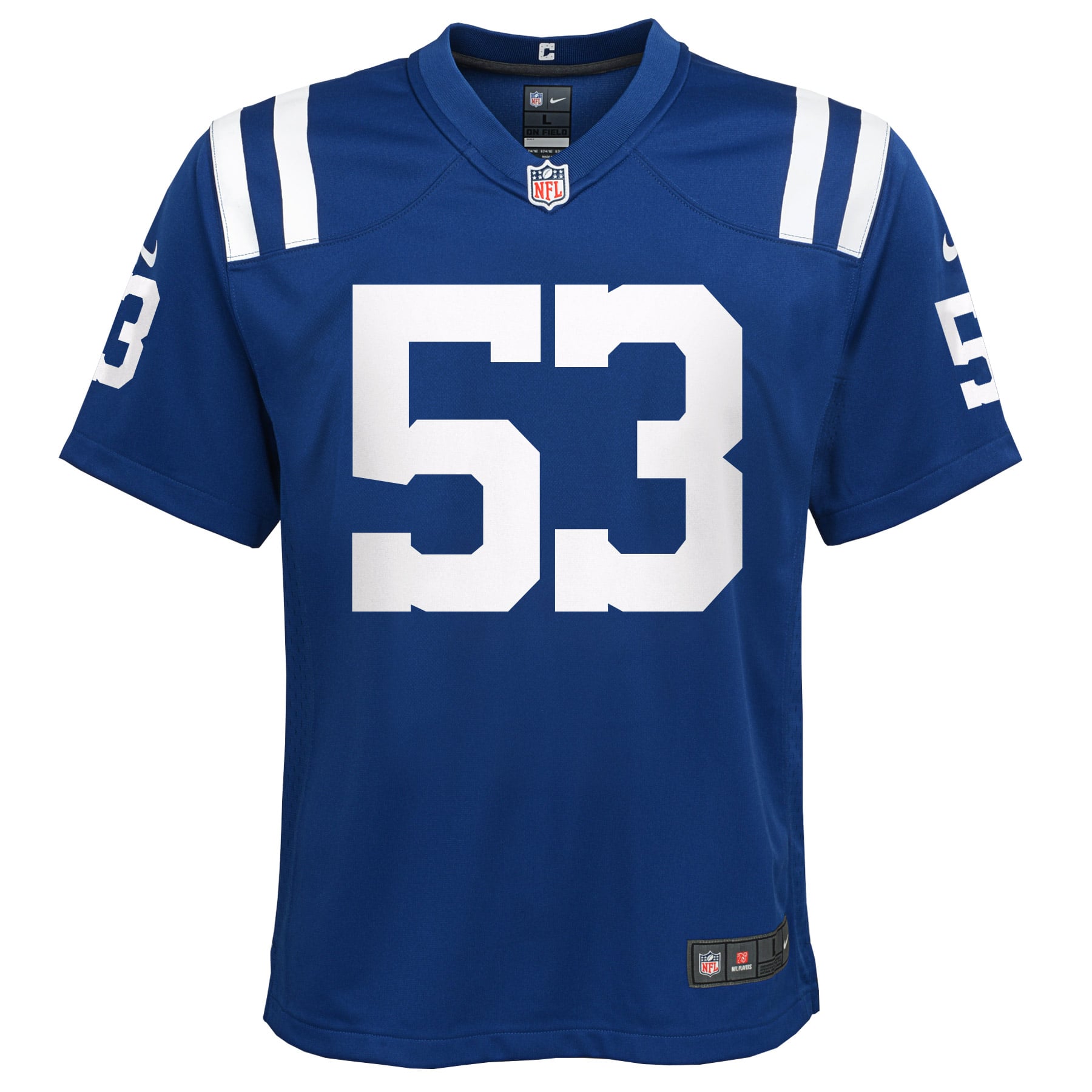 Shaquille Leonard Indianapolis Colts Youth Game Jersey - Royal - Image 3