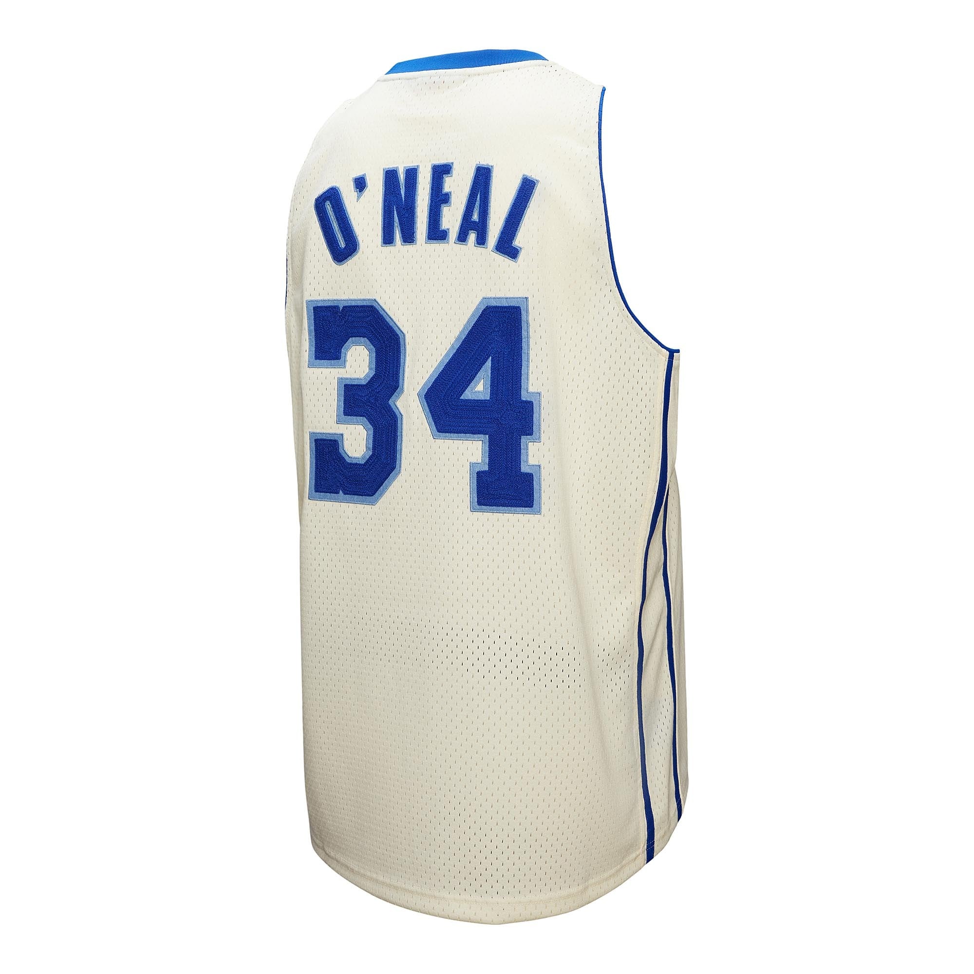Shaquille O'Neal Los Angeles Lakers Chainstitch Swingman Jersey - Cream - Image 4