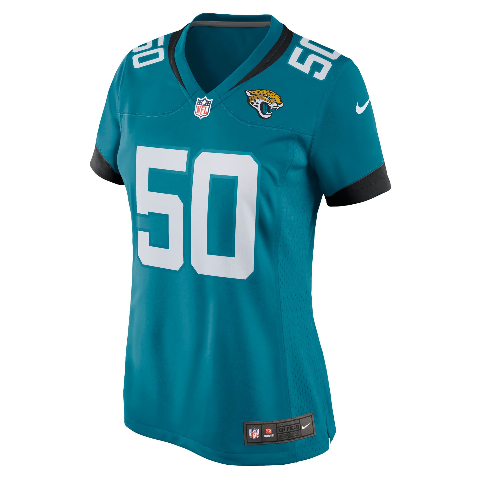 Shaquille Quarterman Jacksonville Jaguars Women's Game Jersey - Teal - Image 3