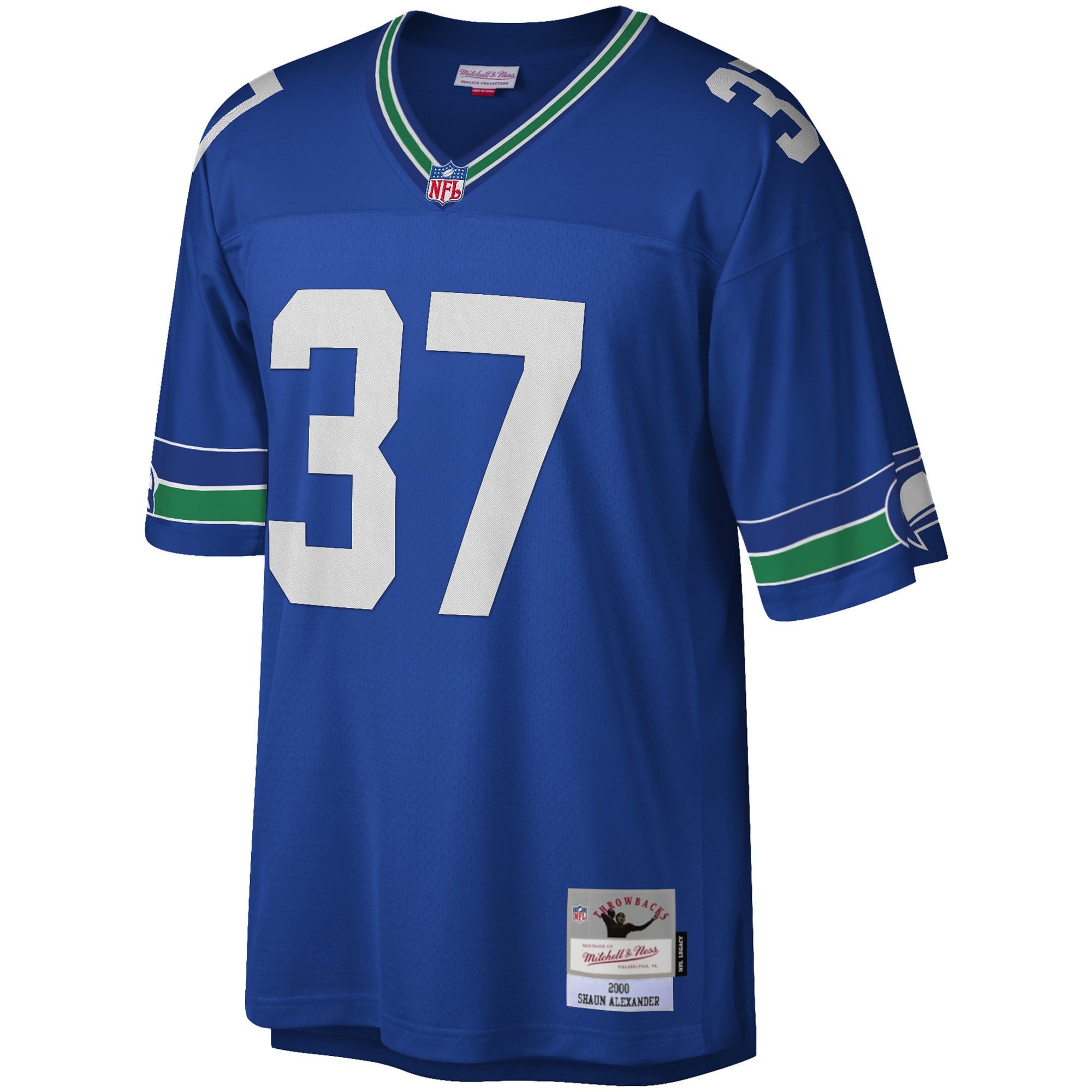 Shaun Alexander Seattle Seahawks Legacy Jersey - Royal - Image 3