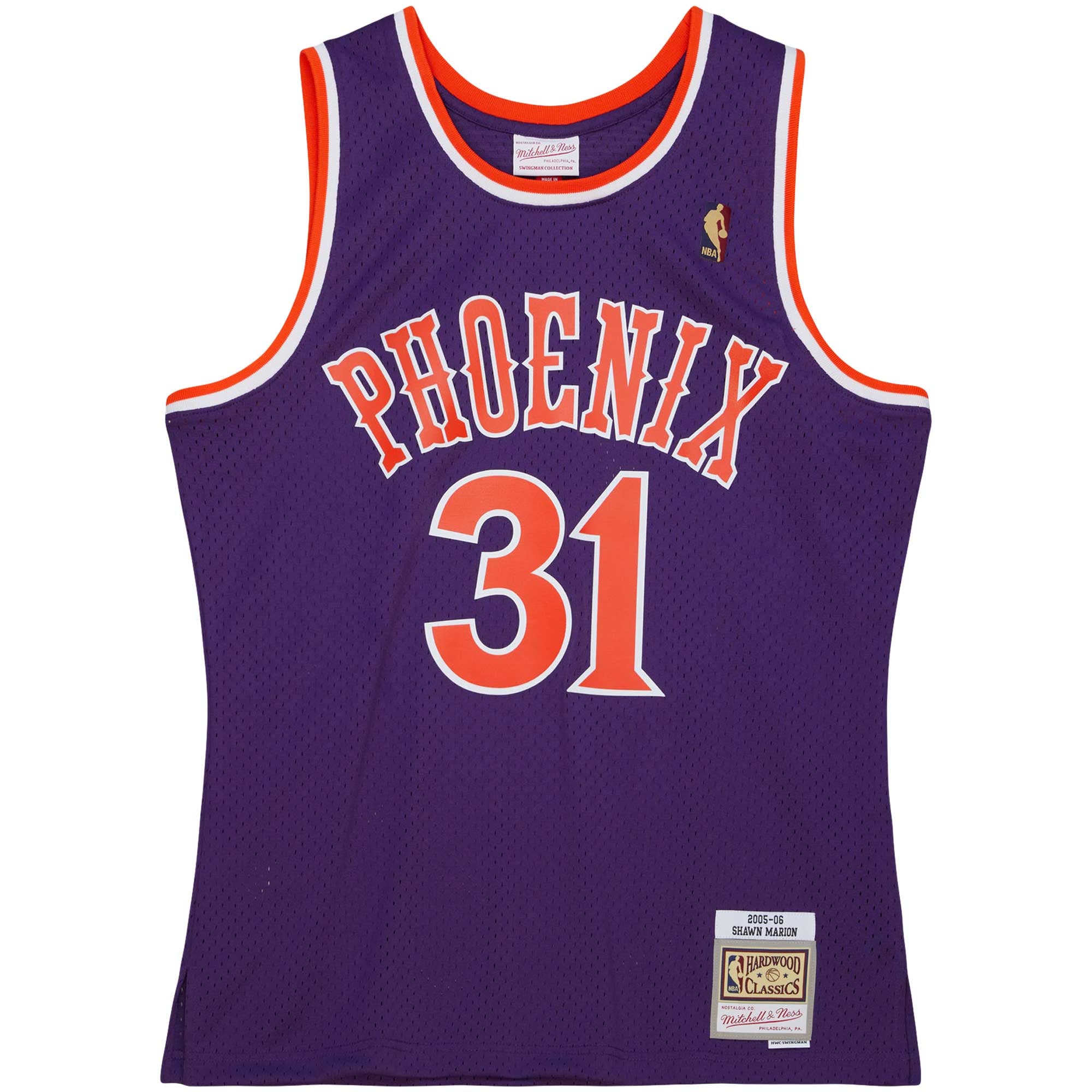 Shawn Marion Phoenix Suns 2005/06 Hardwood Classics Swingman Jersey - Purple - Image 3