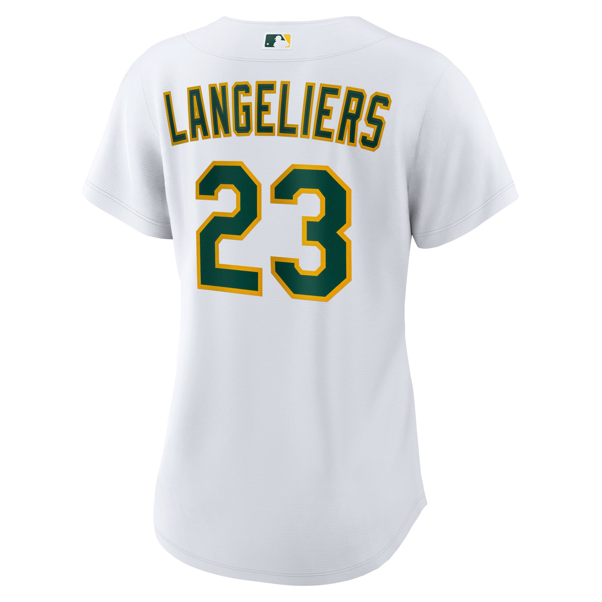 Shea Langeliers Athletics Women's Home Jersey - White - Image 4