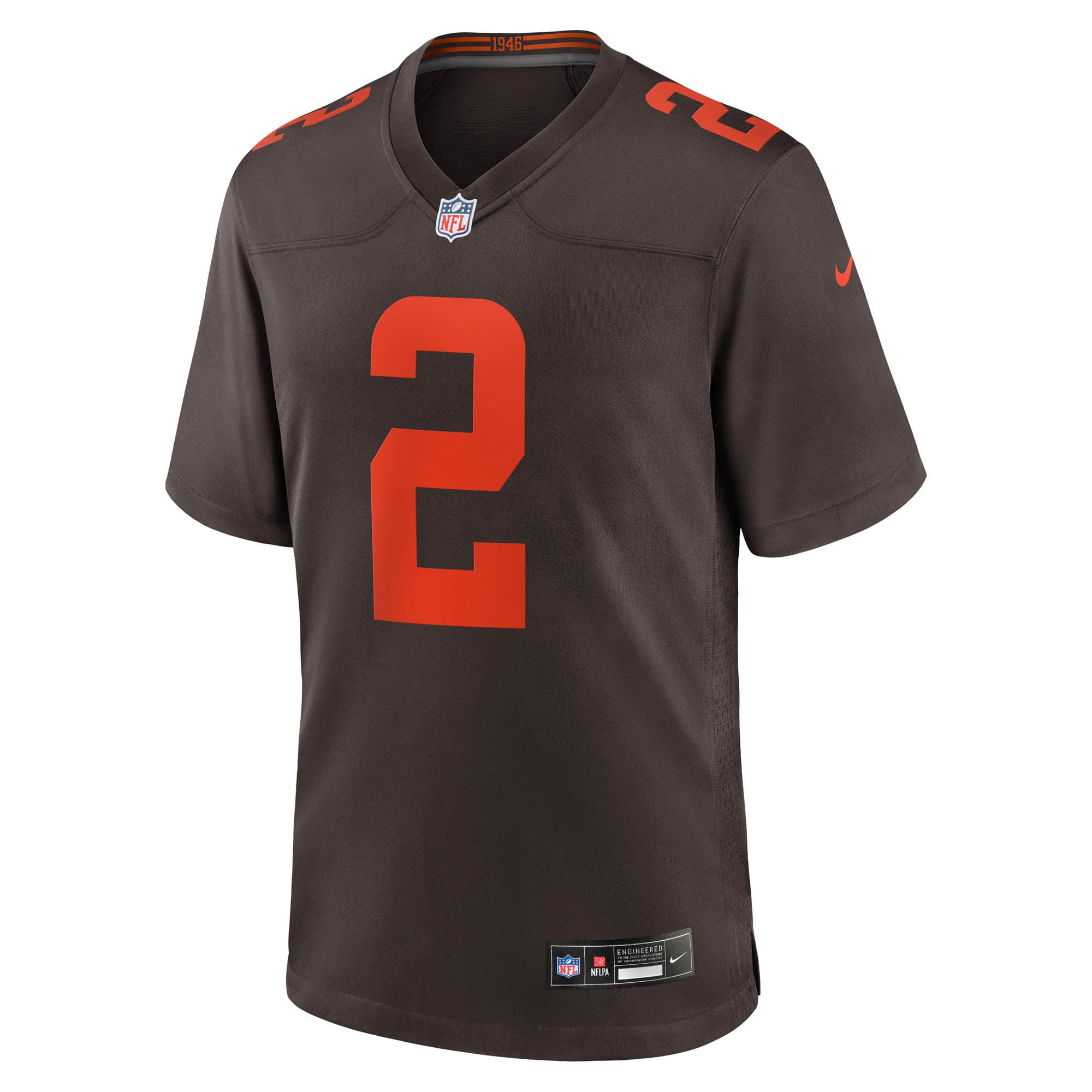 Shedeur Sanders Cleveland Browns Alternate Game Jersey - Brown - Image 3