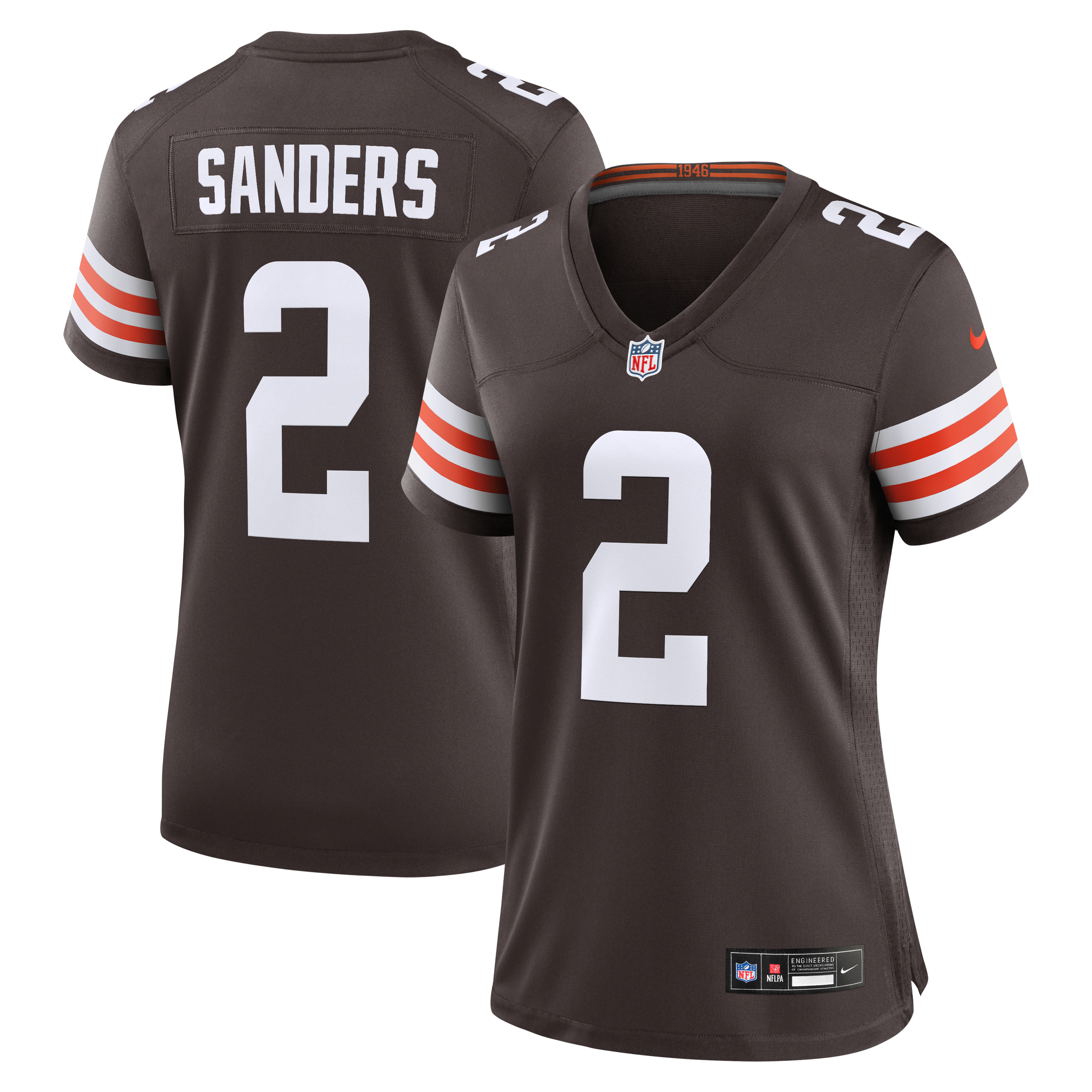 Shedeur Sanders Cleveland Browns Women's Game Jersey - Brown