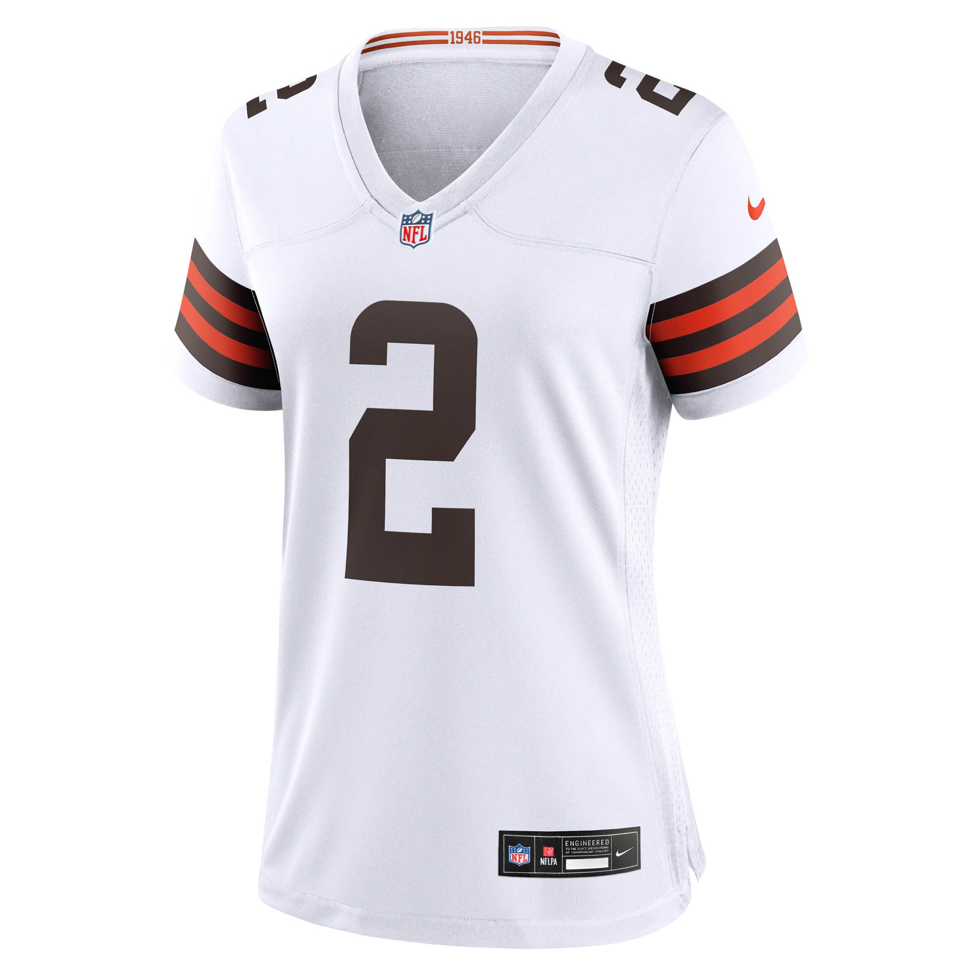 Shedeur Sanders Cleveland Browns Women's Game Jersey - White - Image 3