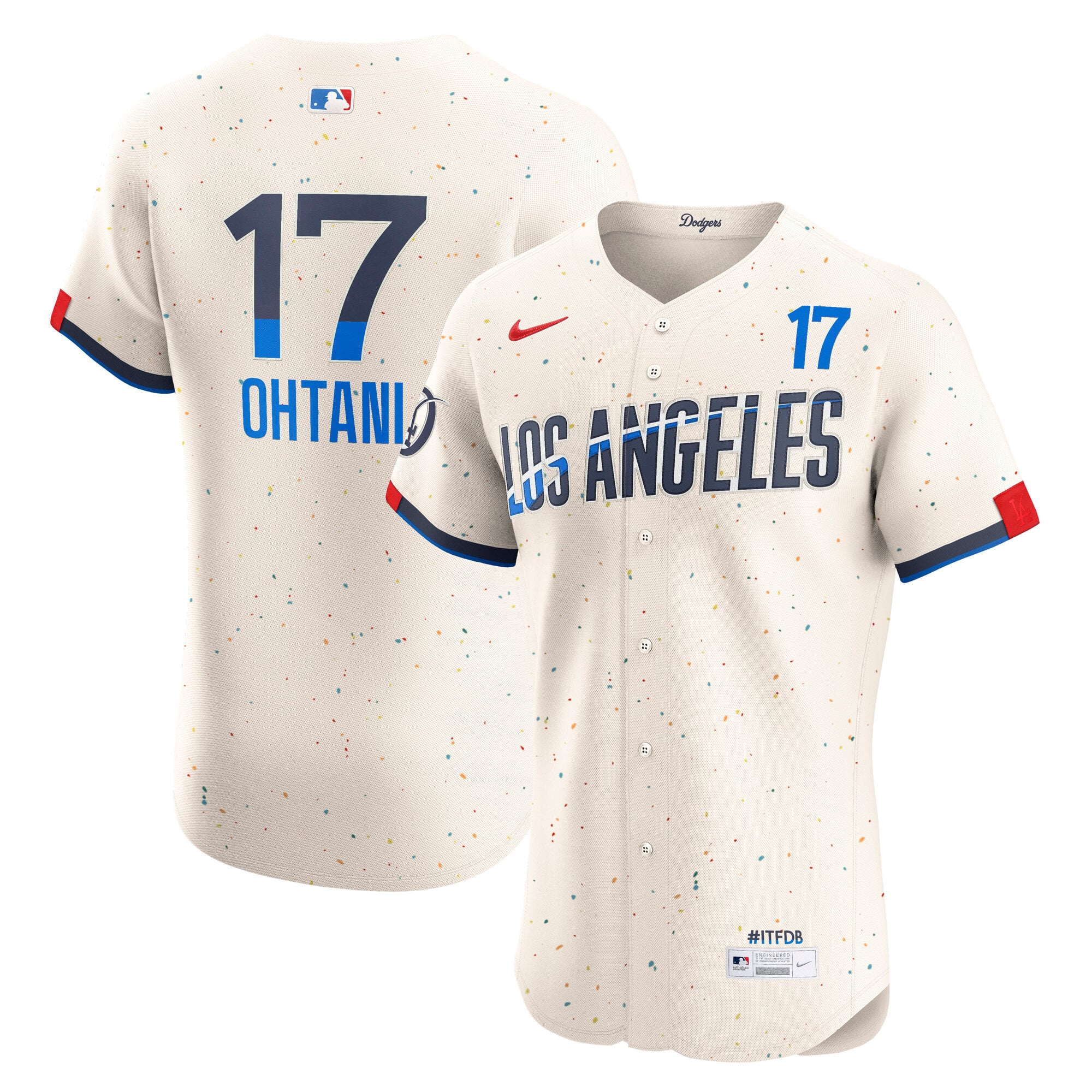 Shohei Ohtani Los Angeles Dodgers City Connect Elite Jersey - Cream - Image 2