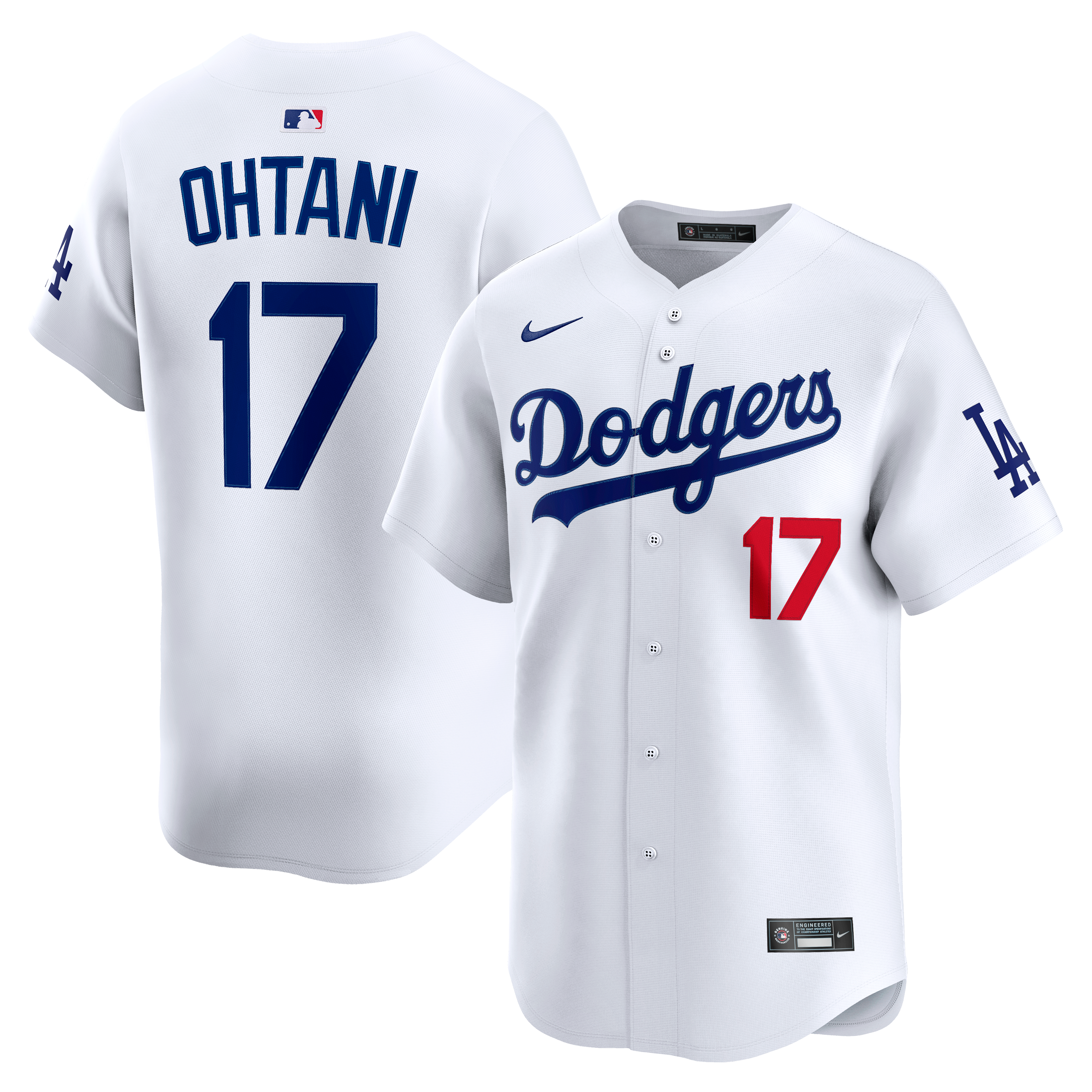 Shohei Ohtani Los Angeles Dodgers Home Limited Player Jersey - White - Image 2
